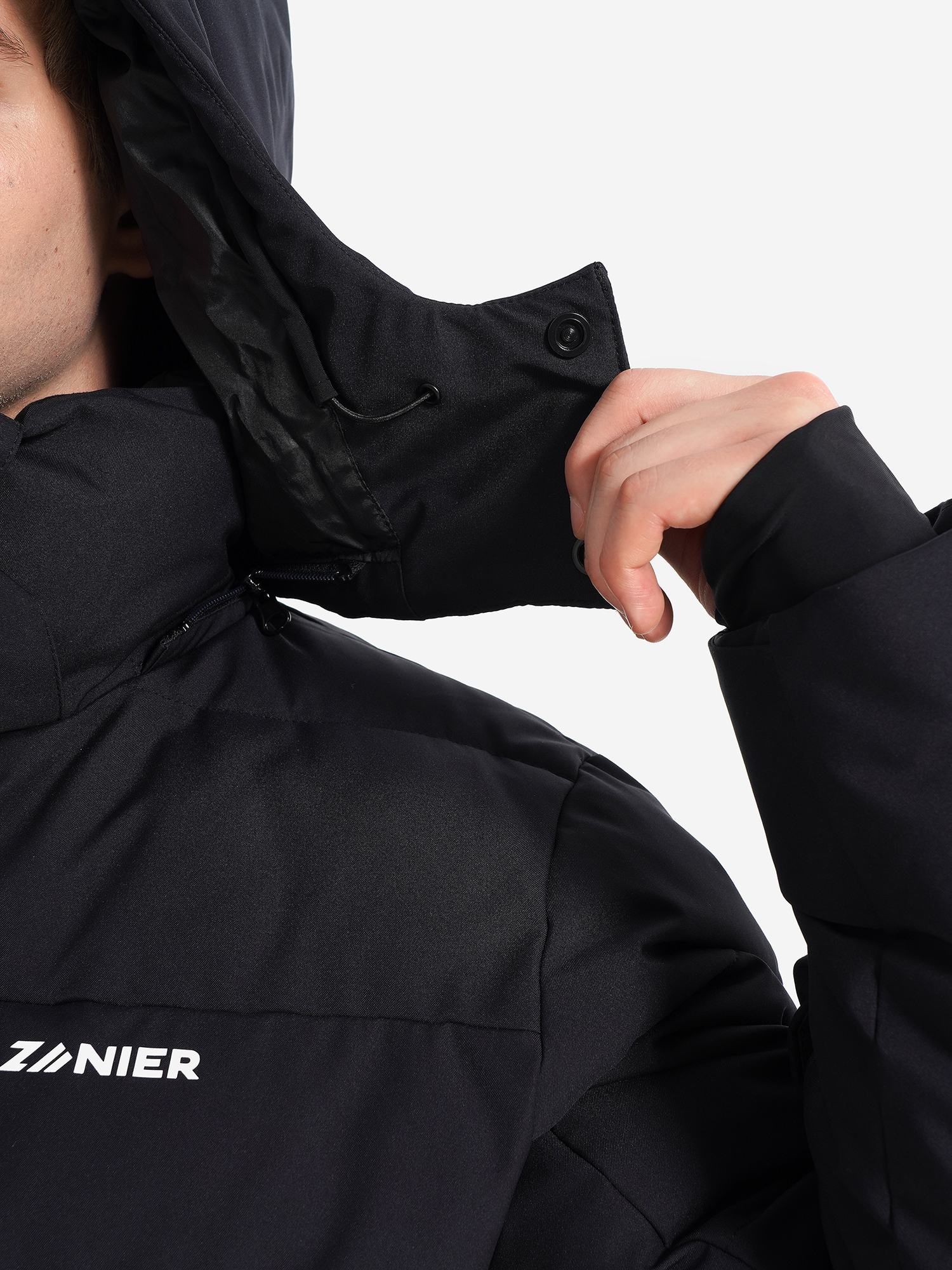 фото Пуховик мужской zanier, черный