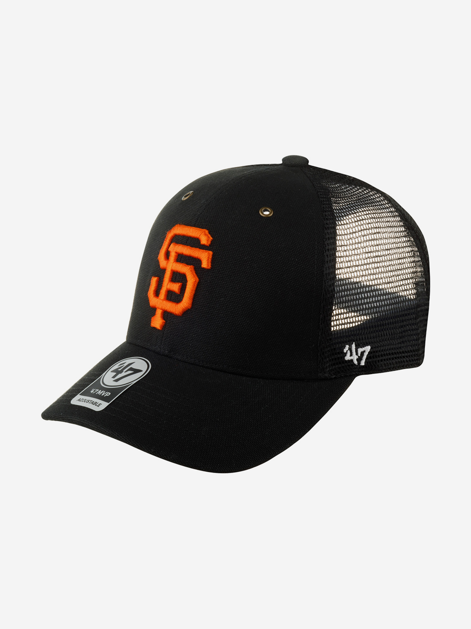 Бейсболка с сеточкой 47 BRAND Carhartt collab San Francisco Giants MLB (черный), Черный 36-674XDOX403-09, размер Без размера - фото 1