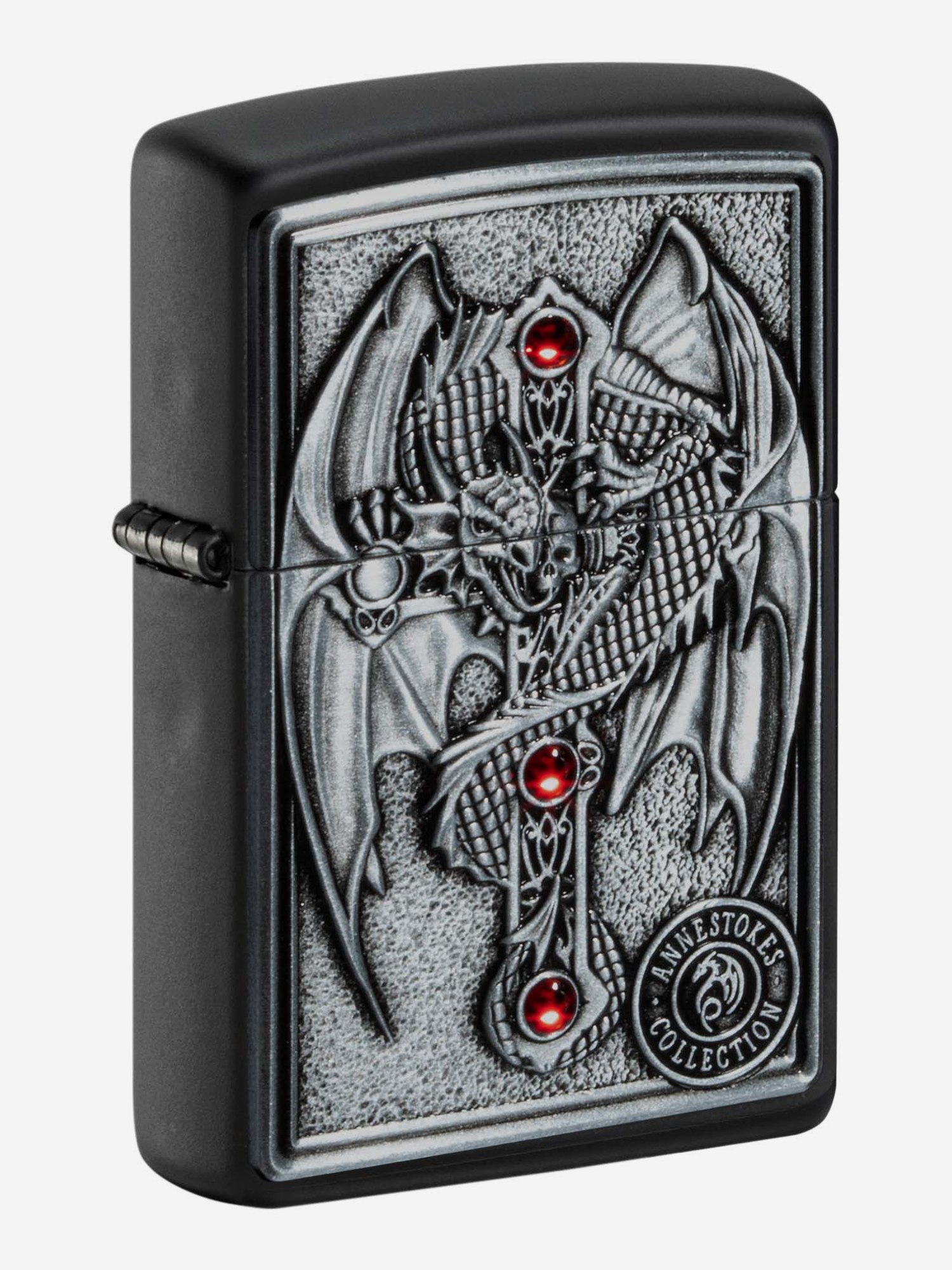 

Зажигалка бензиновая ZIPPO 49755 Winged Dragon Cross, Черный