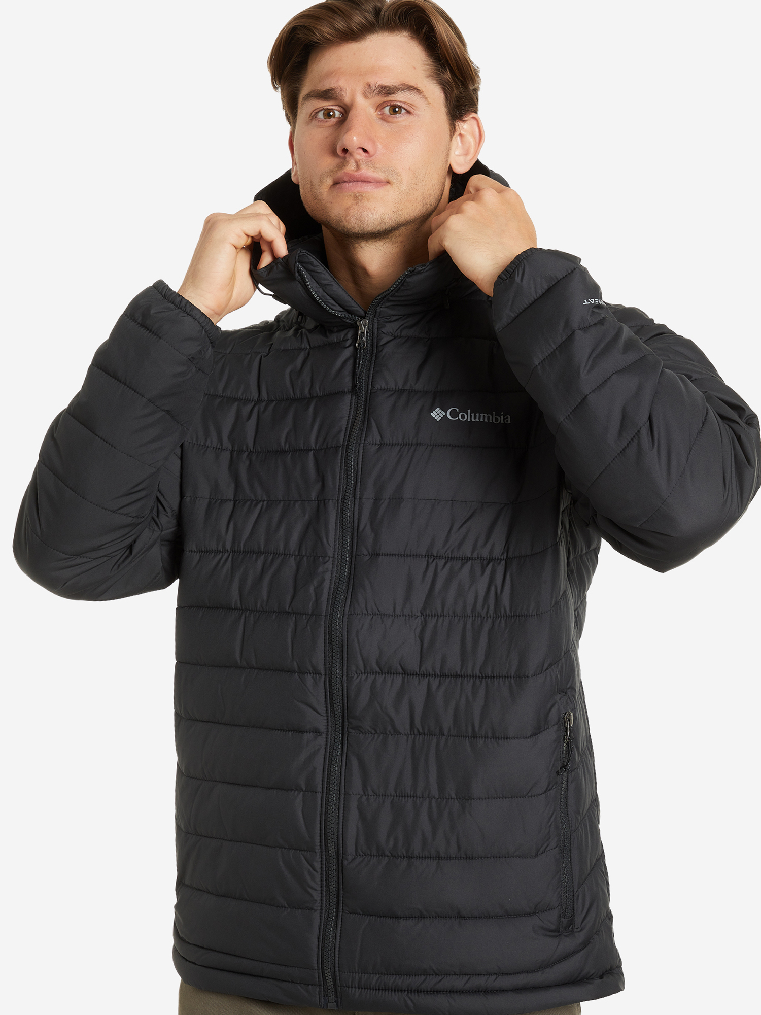 

Куртка утепленная мужская Columbia Powder Lite Hooded Jacket, Черный