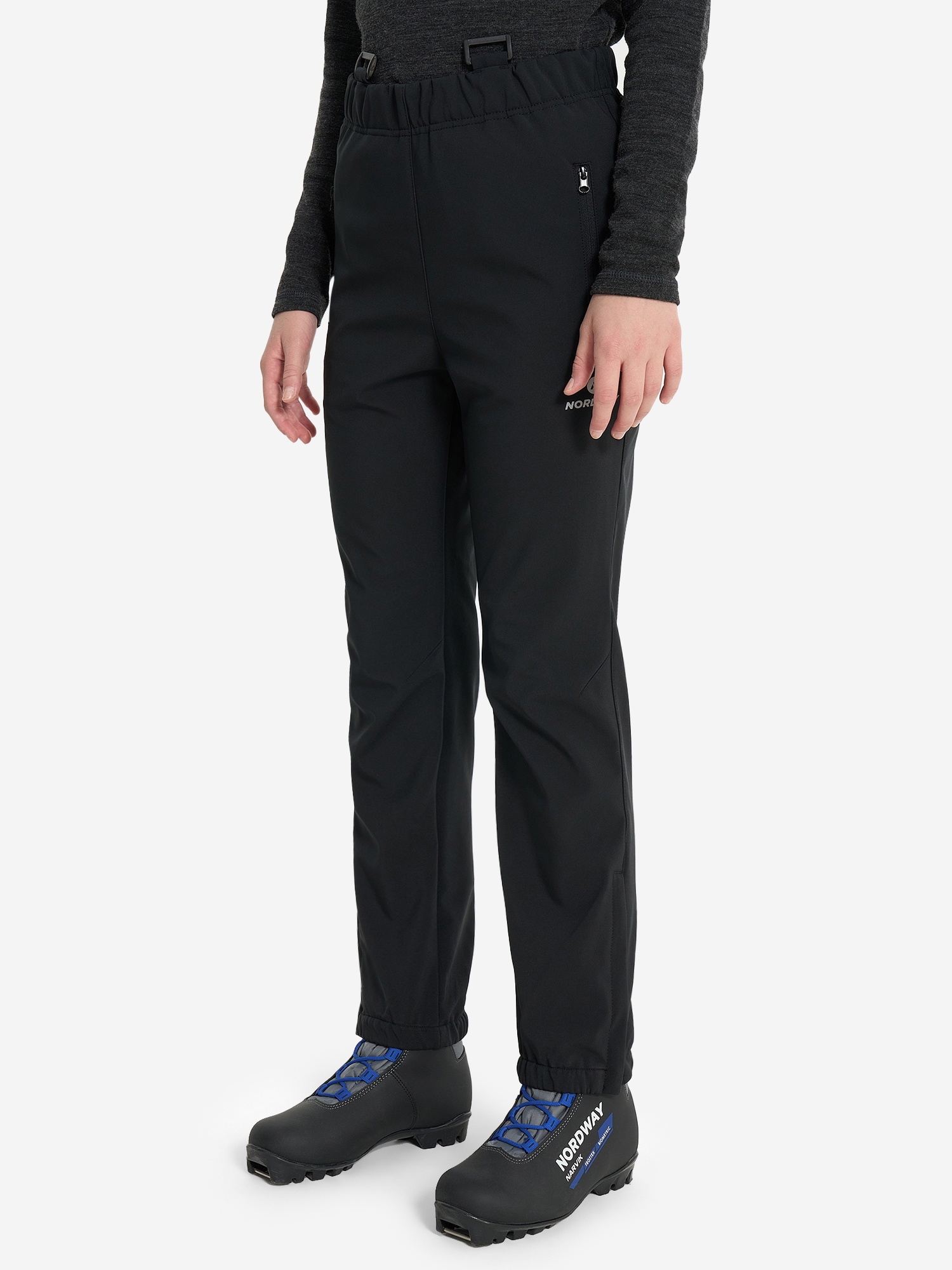 

Брюки софтшелл для девочек Nordway, Черный