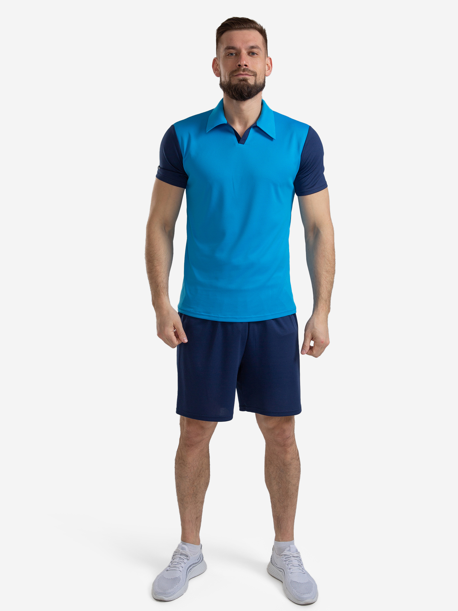 Изображение товара Волейбольная форма CROSSSPORT Вфм-008 голубой синий мужская всесезонная