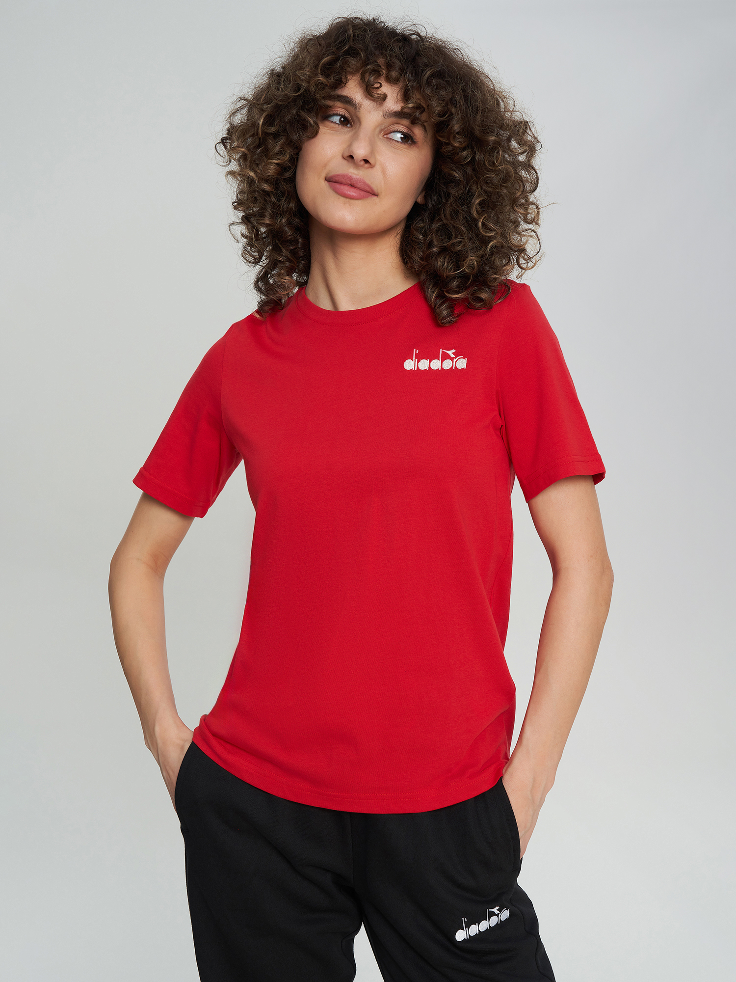 Футболка женская Diadora, Красный