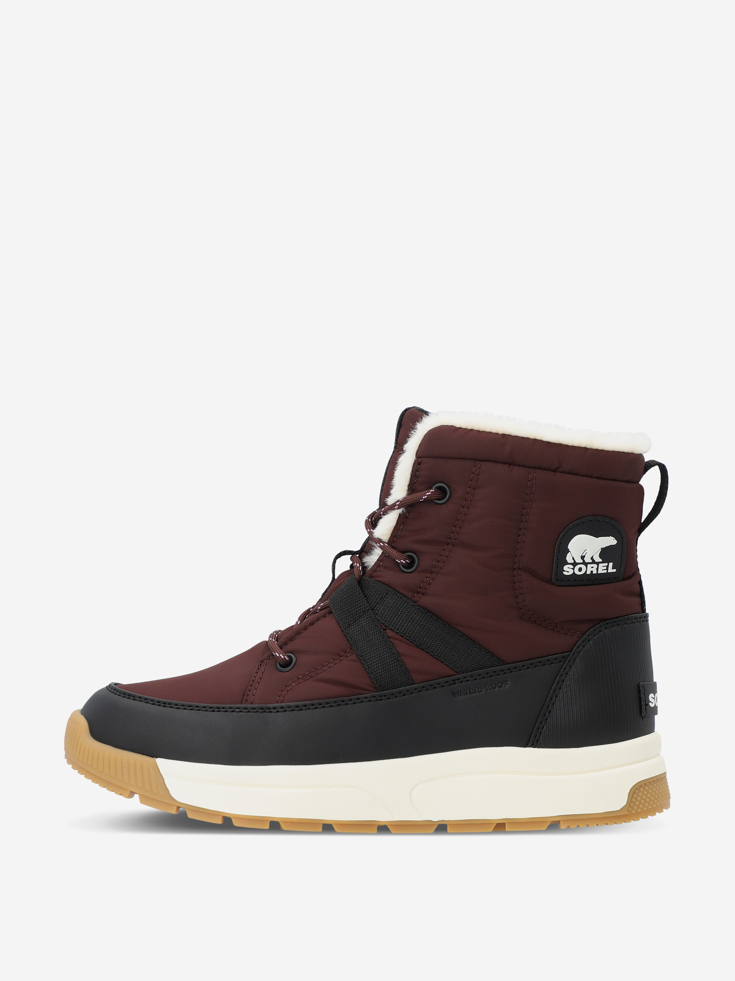 Ботинки утепленные женские Sorel Whitney III Mid Wp, Красный