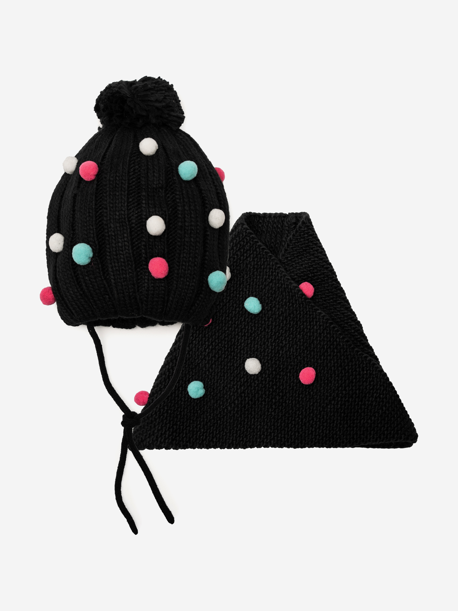 Изображение товара Комплект для девочки шапка и снуд PlayToday зимний демисезонный теплый