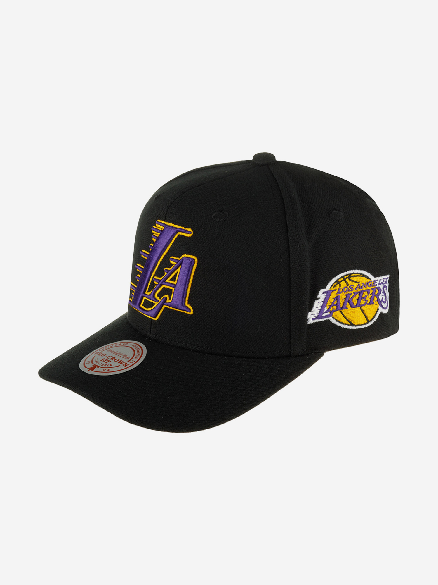 

Бейсболка MITCHELL NESS HHSS6580-LALYYPPPBLCK Los Angeles Lakers NBA (черный), Черный