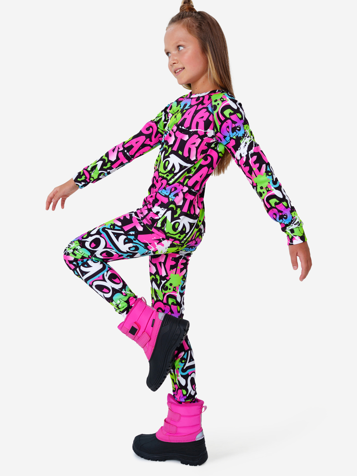 Изображение товара Термокомплект для девочек PlayToday зимний для горных лыж и активного отдыха