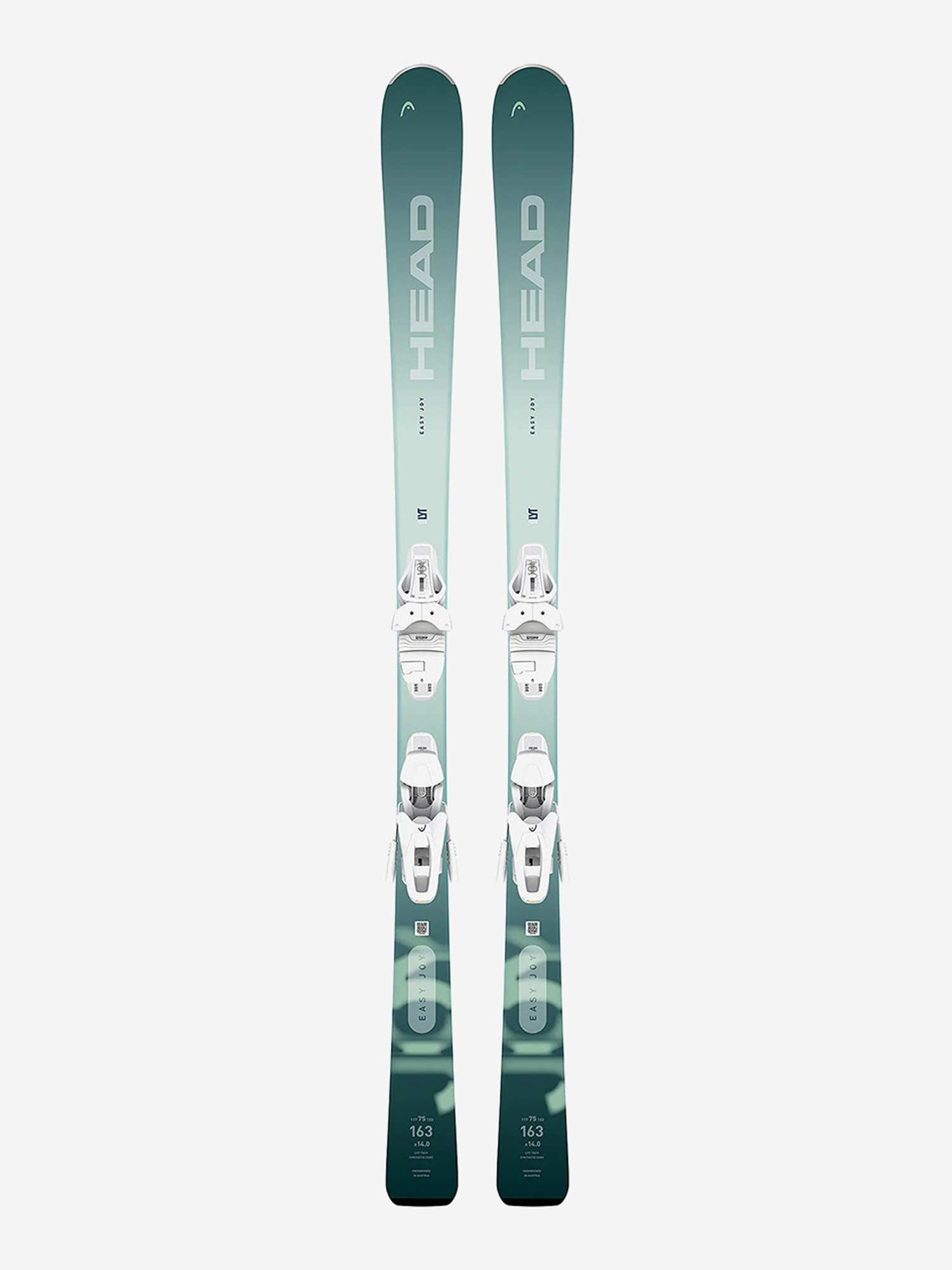 

Горные лыжи с креплениями Head Easy Joy SLR + JOY 9 GW SLR 24/25, Зеленый