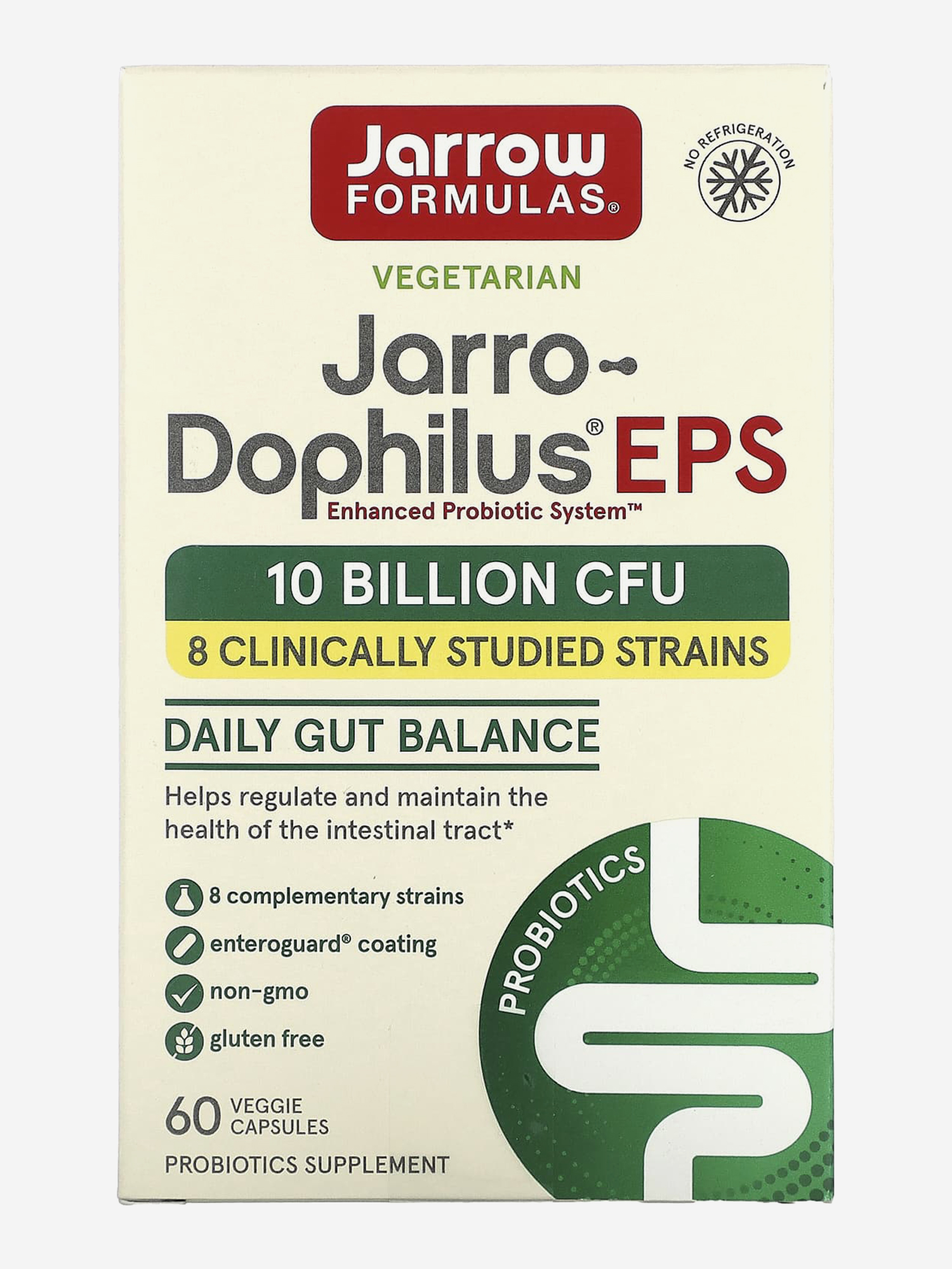 Изображение товара Пробиотики Jarrow Formulas Jarro-Dophilus EPS 10 миллиардов КОЕ 60 капсул