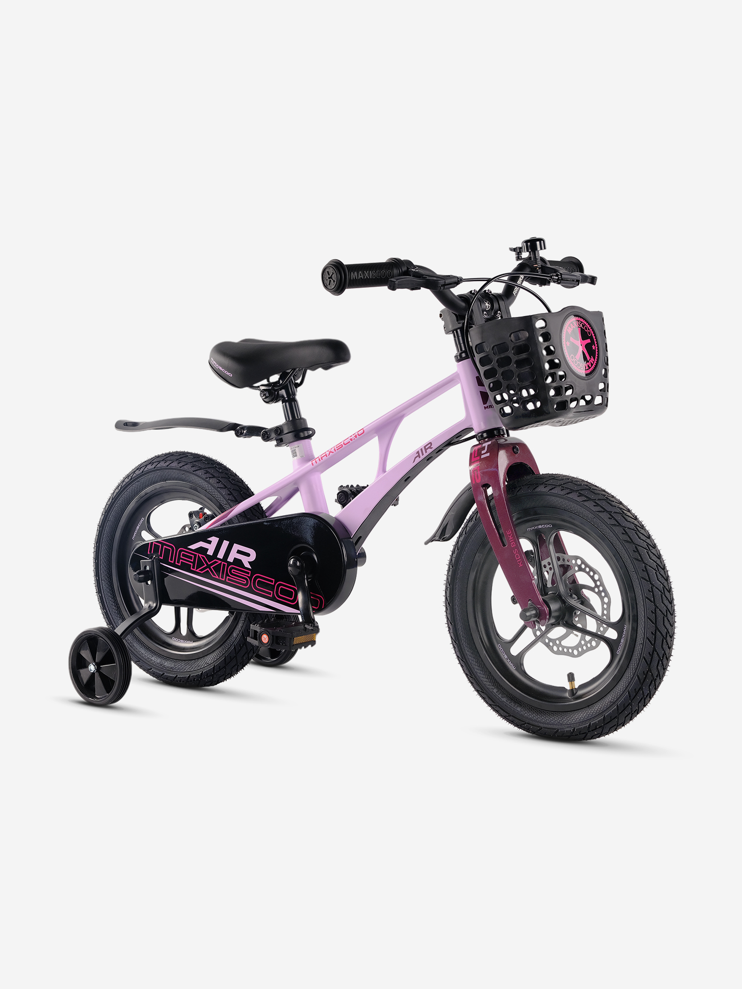 Изображение товара Детский велосипед Maxiscoo AIR PRO 14'' лавандовый матовый 2025