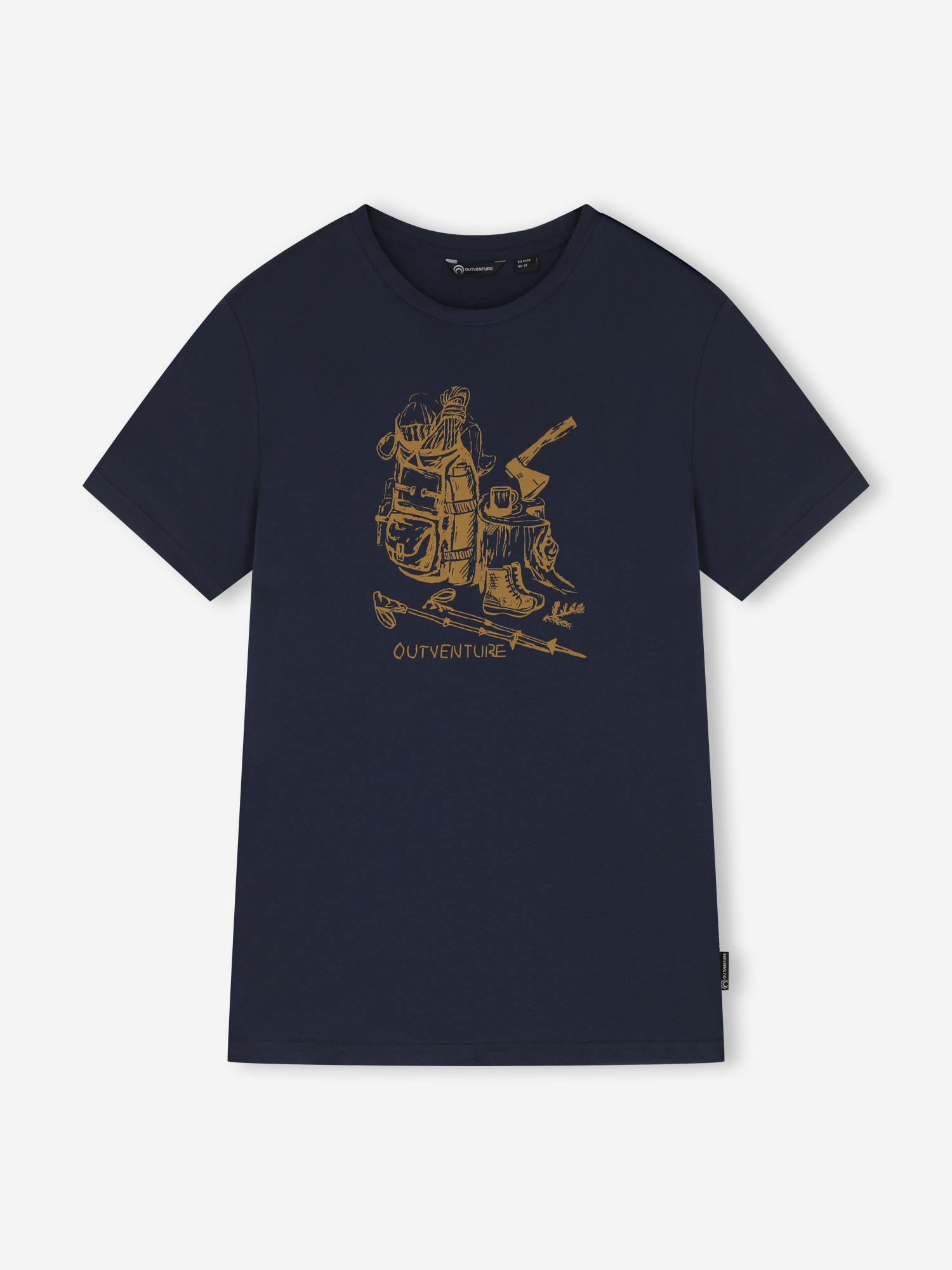 Мужская футболка Outventure, синий, арт. 140974OUT-Z4