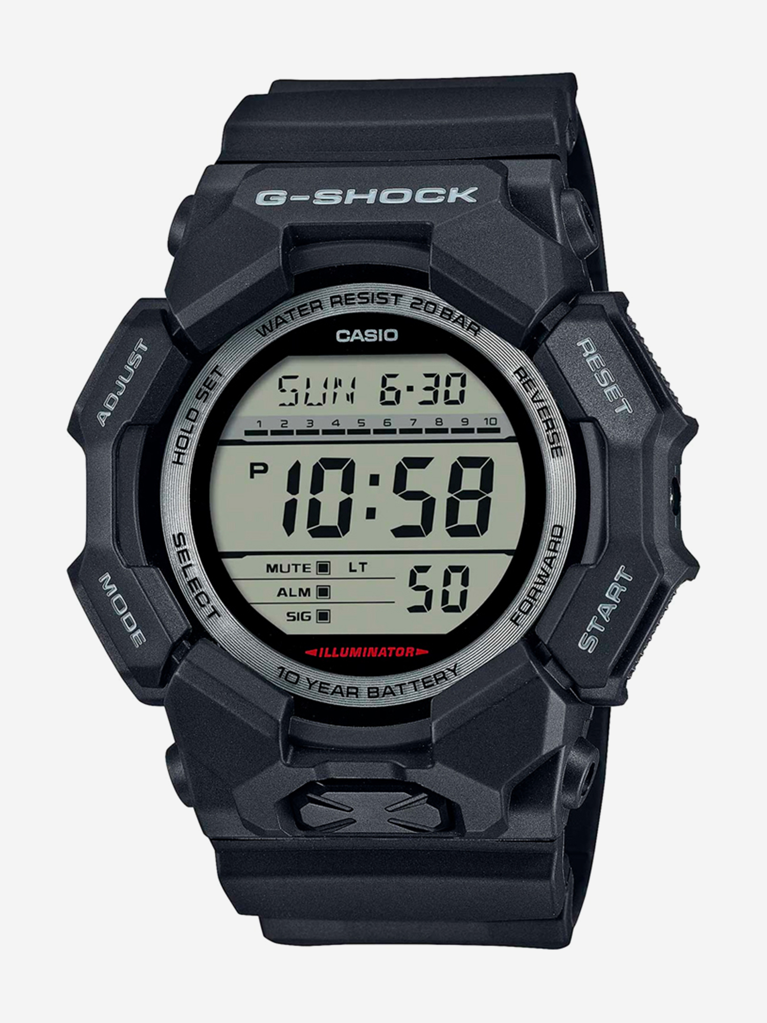 

Спортивные часы CASIO GD-010-1E, Черный