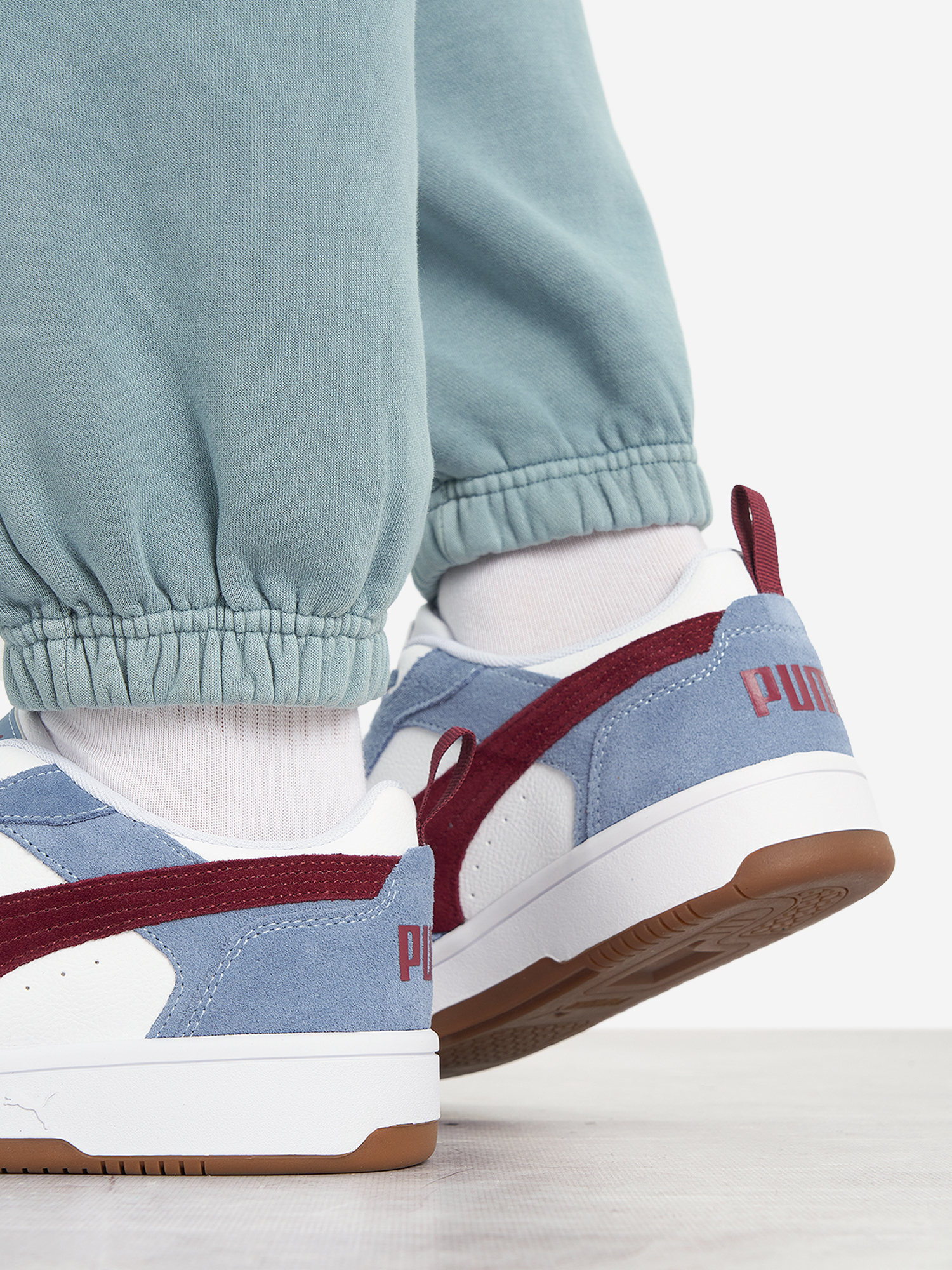 фото Кеды мужские puma rebound, голубой