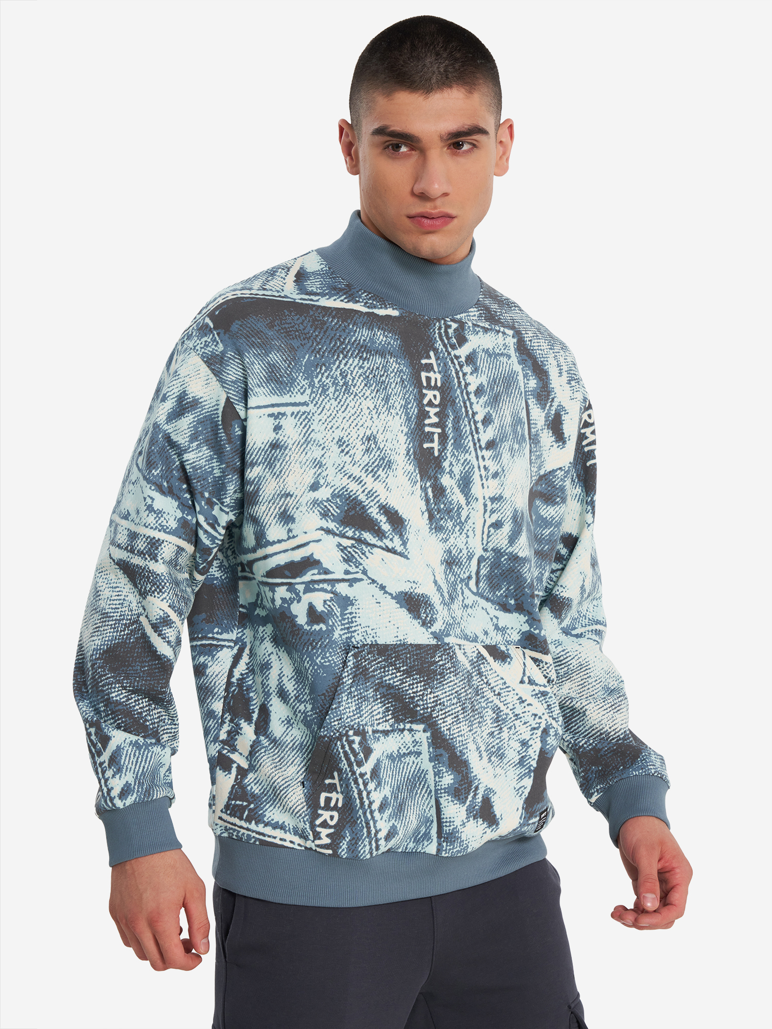 

Свитшот мужской оверсайз Termit, Синий