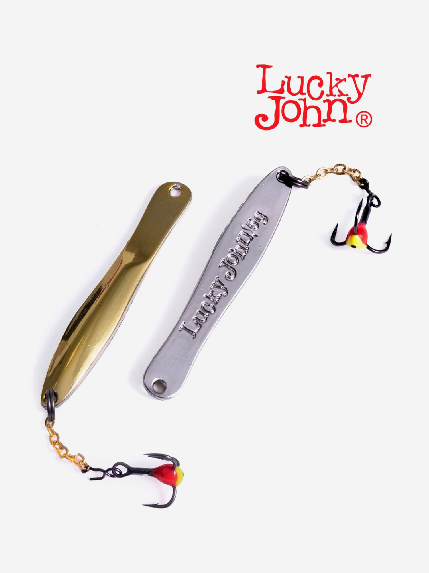 Изображение товара Lucky John WALLE 5см - вертикальная блесна с цепочкой и тройником