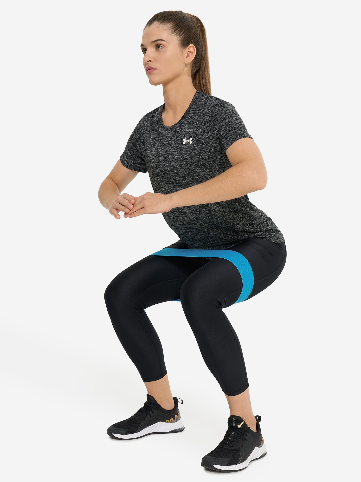 фото Футболка женская under armour, черный