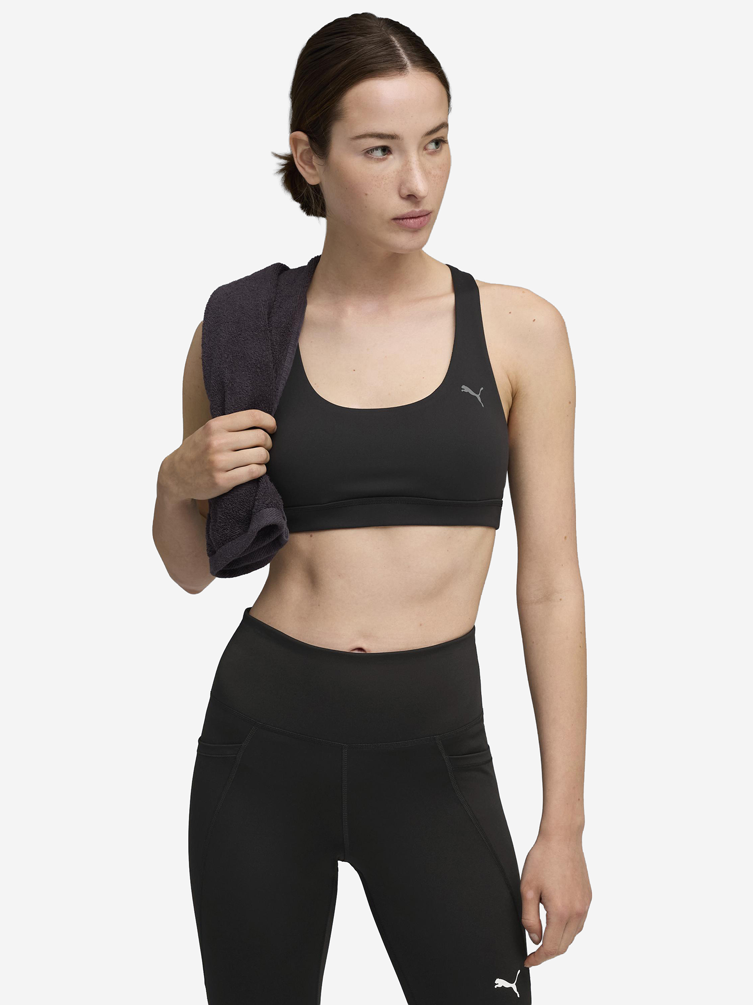 Топ бра спортивный Puma Cloudspun, черный, арт. 527462p0p-01