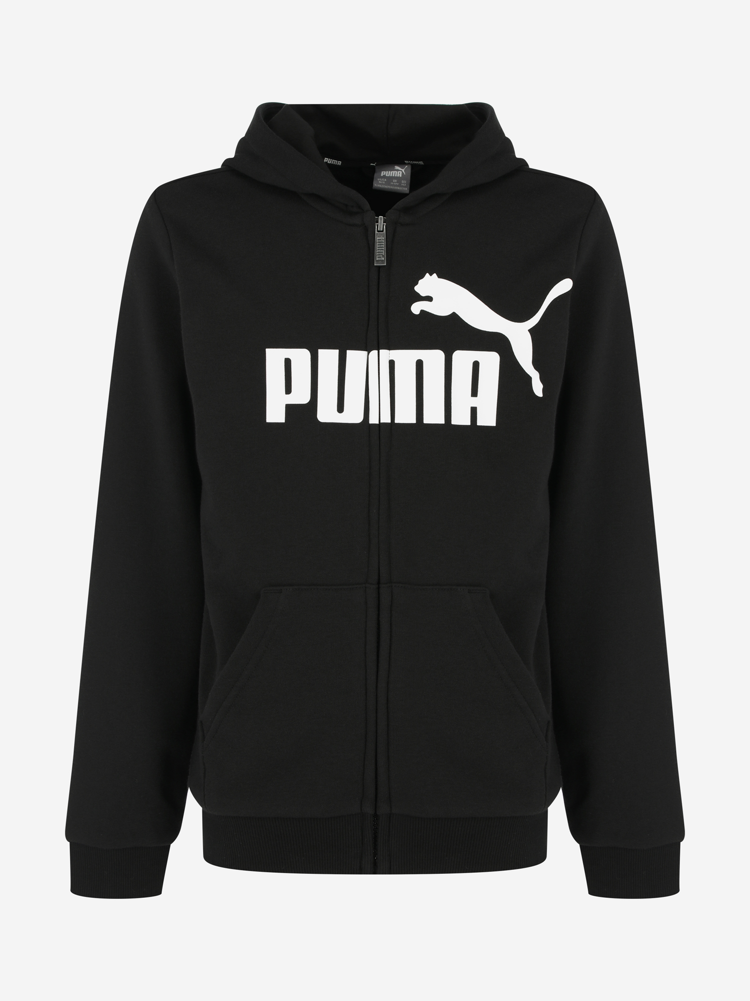 Толстовка для мальчиков PUMA Ess Big Logo FZ, Черный 586968P0P-01, размер 117-128 - фото 6