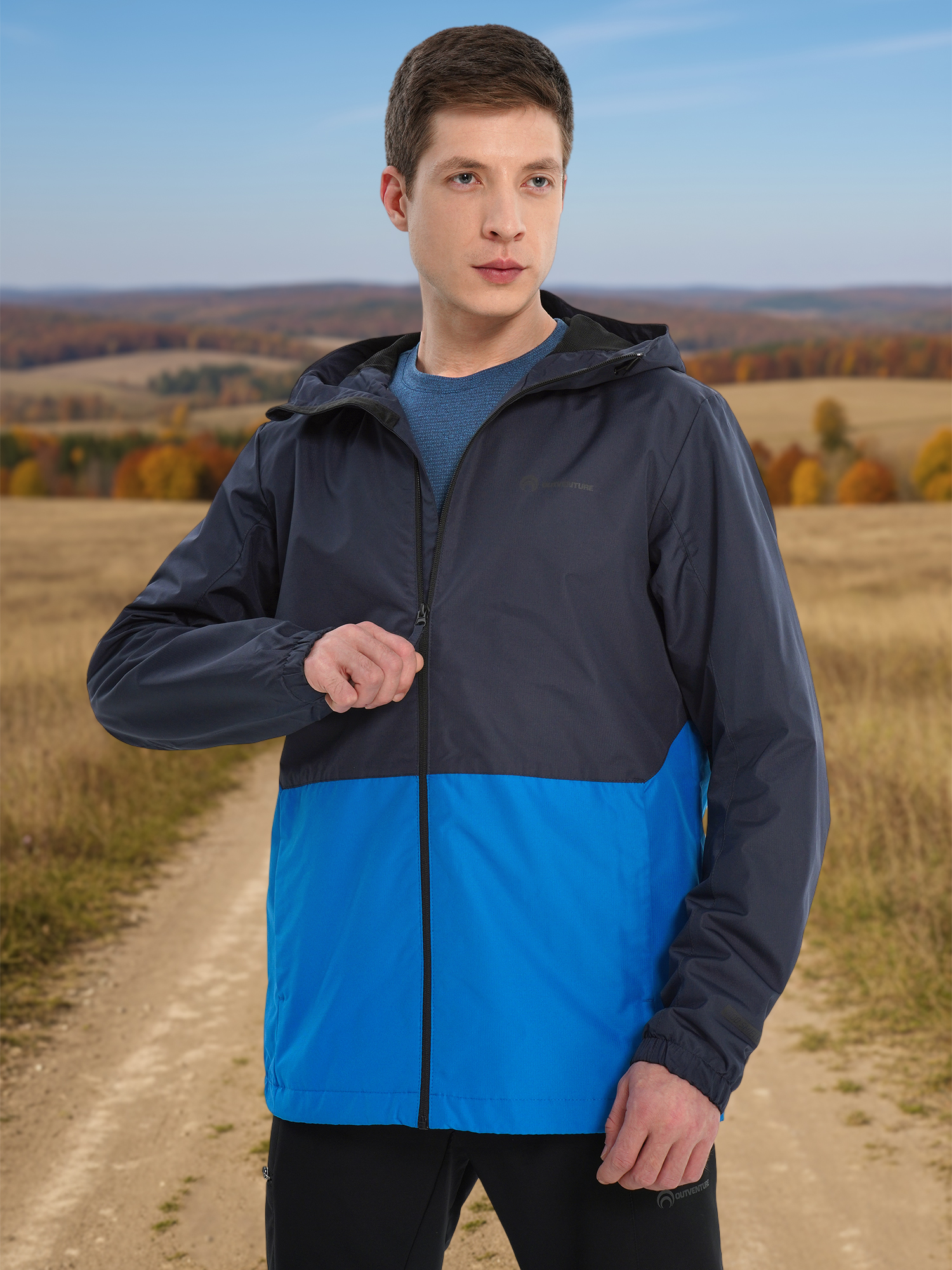 Изображение товара Мужская ветровка Outventure Ruskeala для походов и активного отдыха