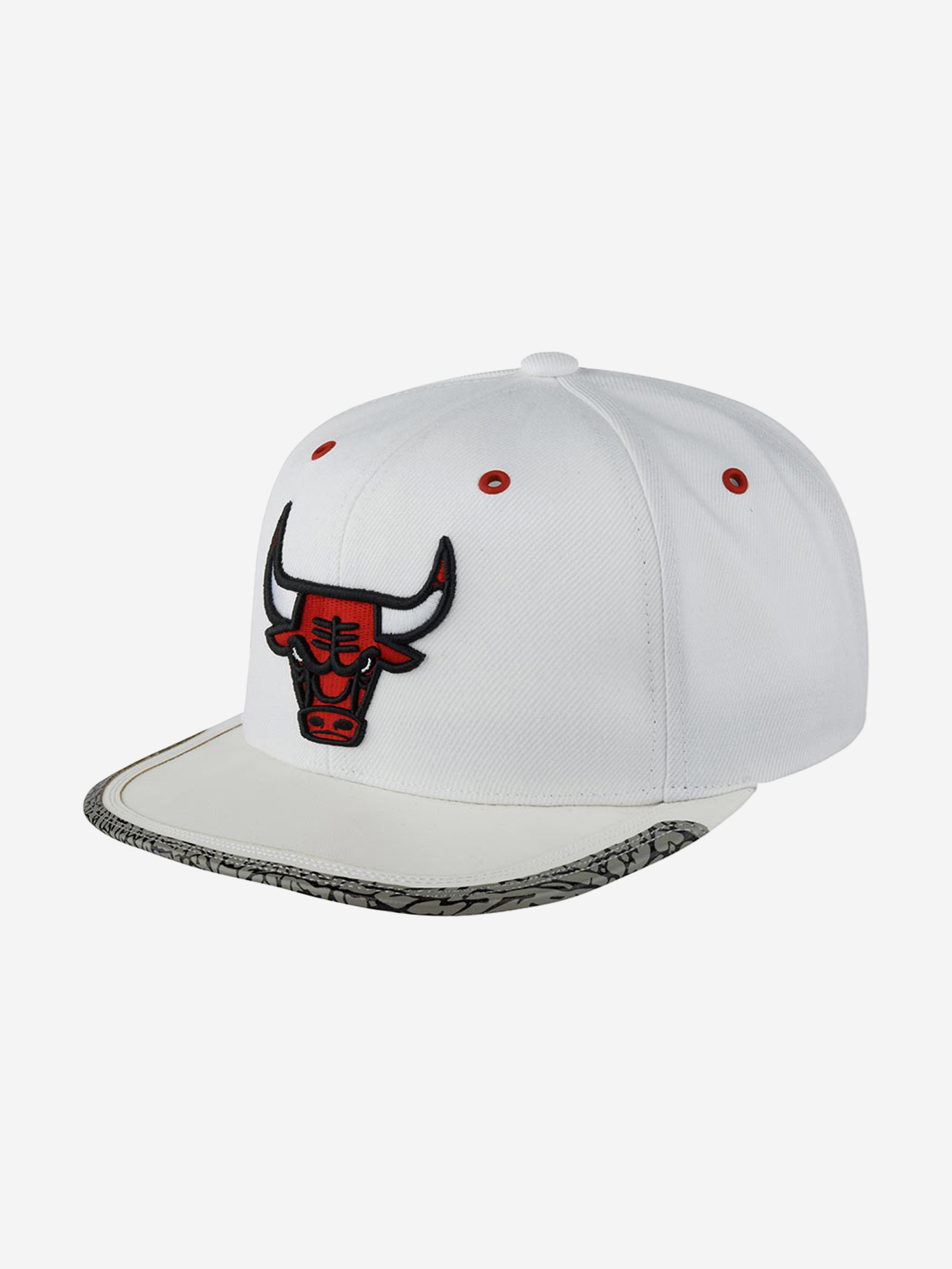 

Бейсболка с прямым козырьком MITCHELL NESS 6HSSMM19505-CBUPTWH Chicago Bulls NBA (белый), Белый