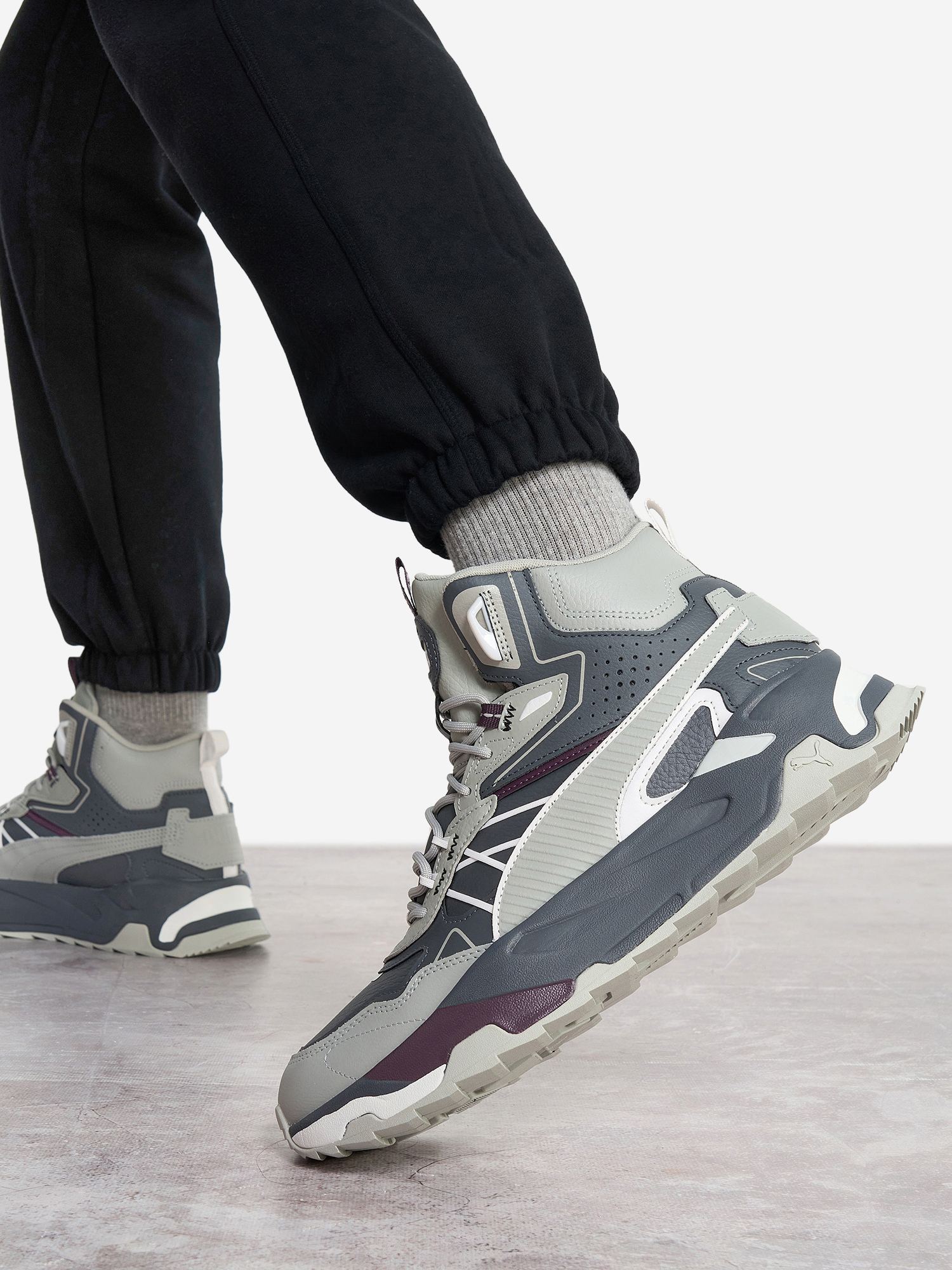 

Кроссовки мужские PUMA Trinity Mid Hybrid L, Серый