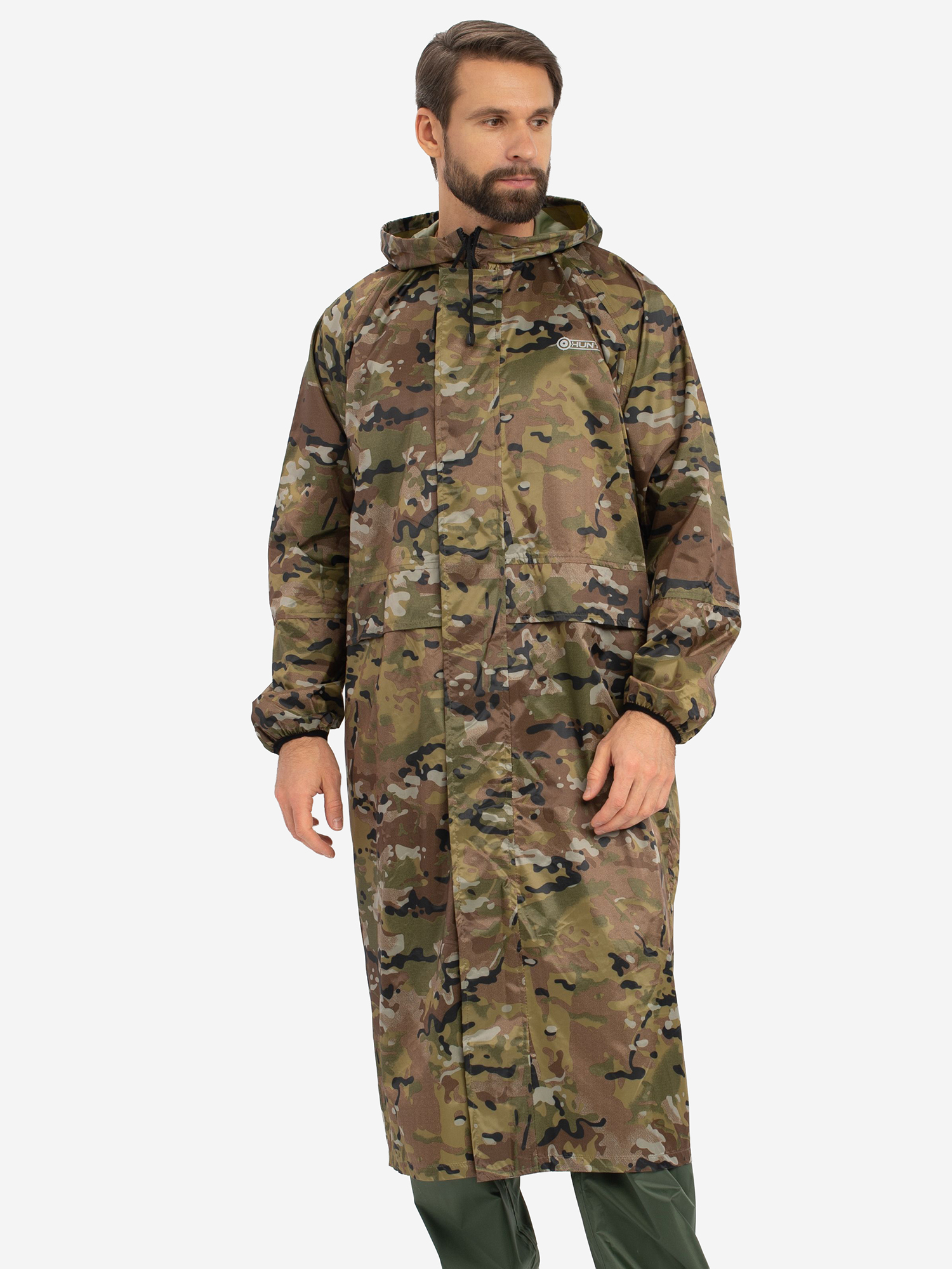 Изображение товара Плащ Huntsman ВВЗ для рыбалки и охоты, Хаки