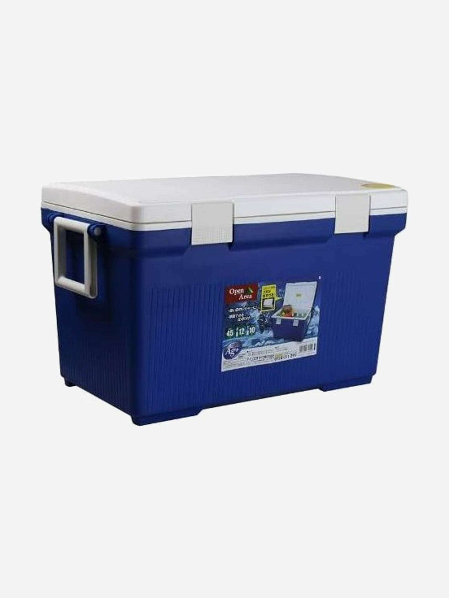 Термобокс IRIS OHYAMA Cooler Box CL-45, 45 литров, синий/белый, Синий термобокс shinwa holiday land cooler 27h белый белый