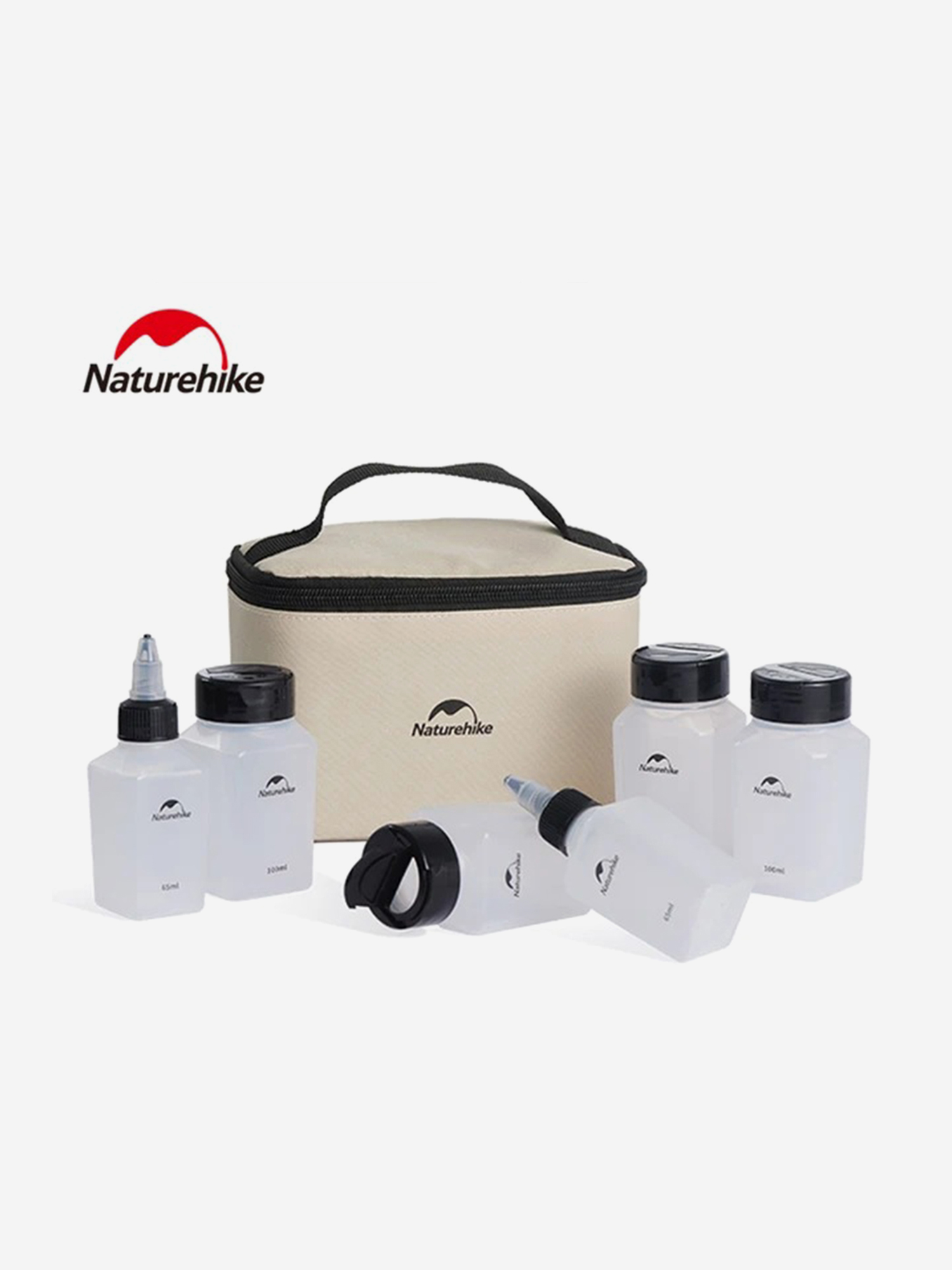 Изображение товара Органайзер для специй Naturehike, 6 бутылочек, сумка для путешествий и кемпинга