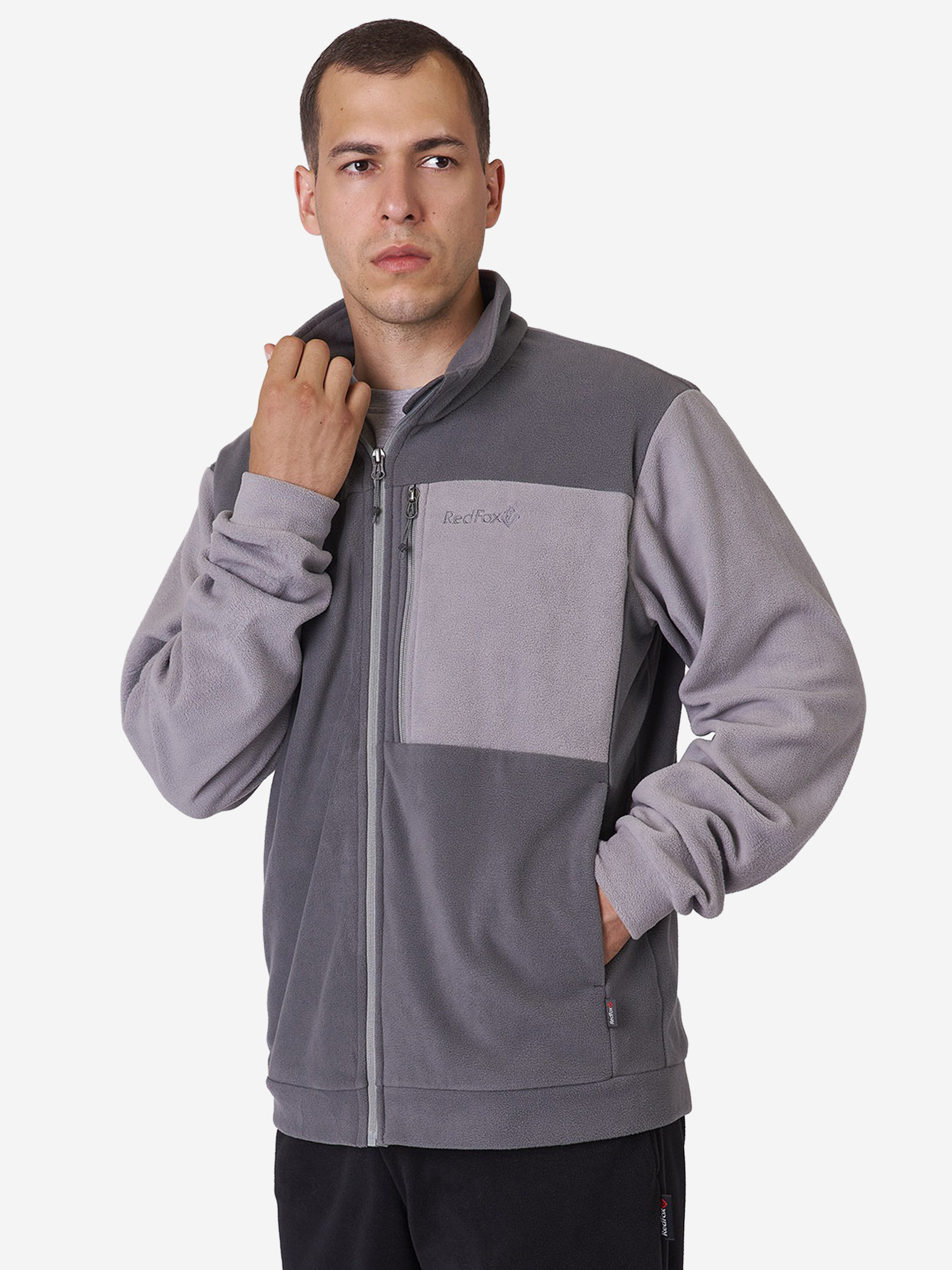 Изображение товара Джемпер Red Fox Camp Jacket мужской, Т.серый/серый