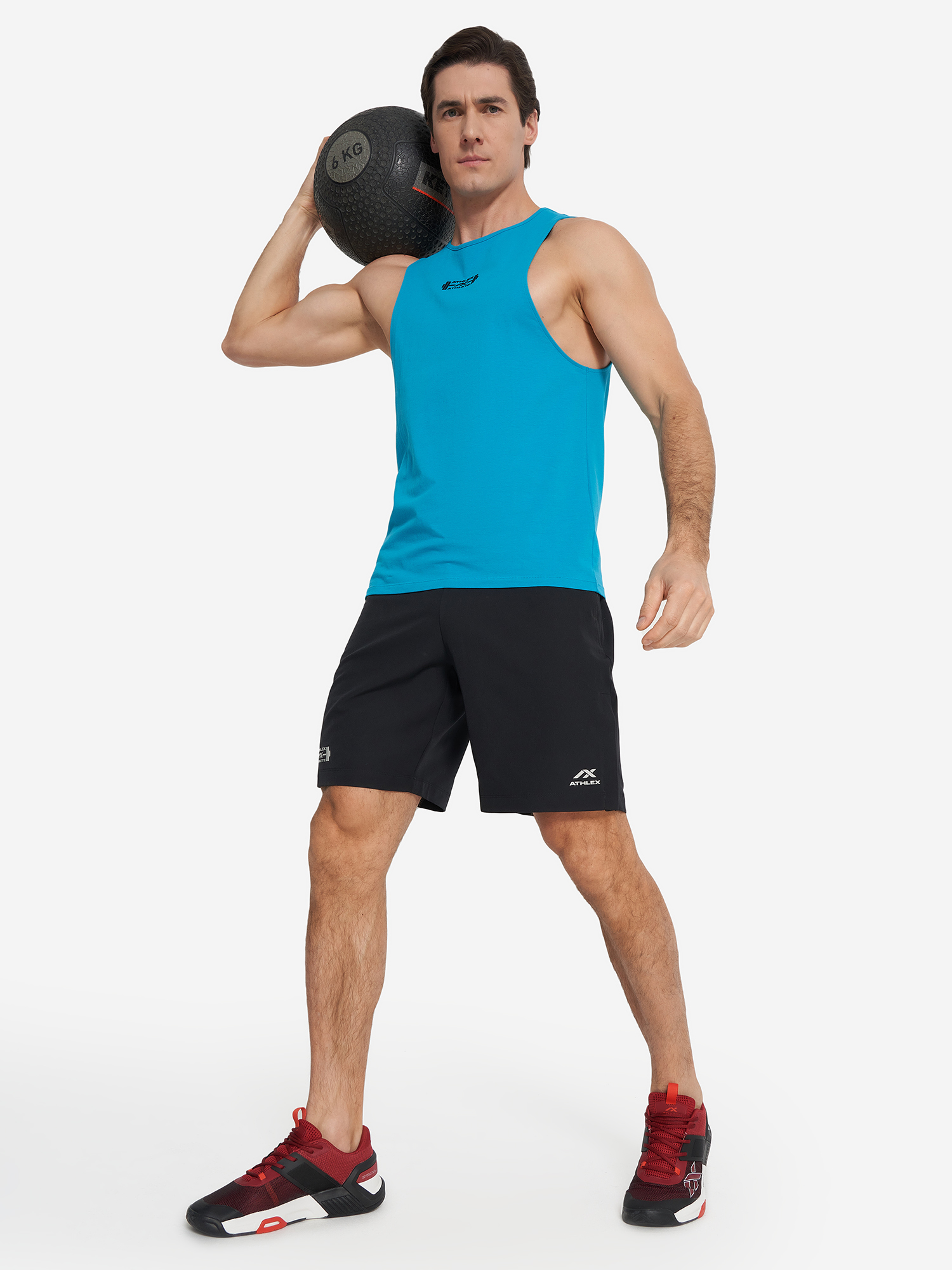 фото Майка мужская athlex, голубой
