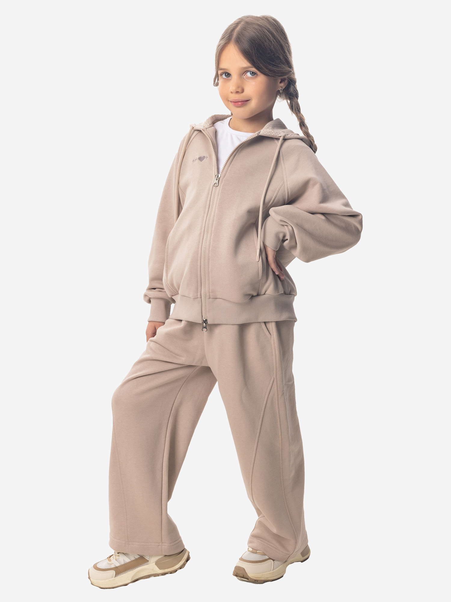 Изображение товара Костюм из футера для девочки "Эдит"