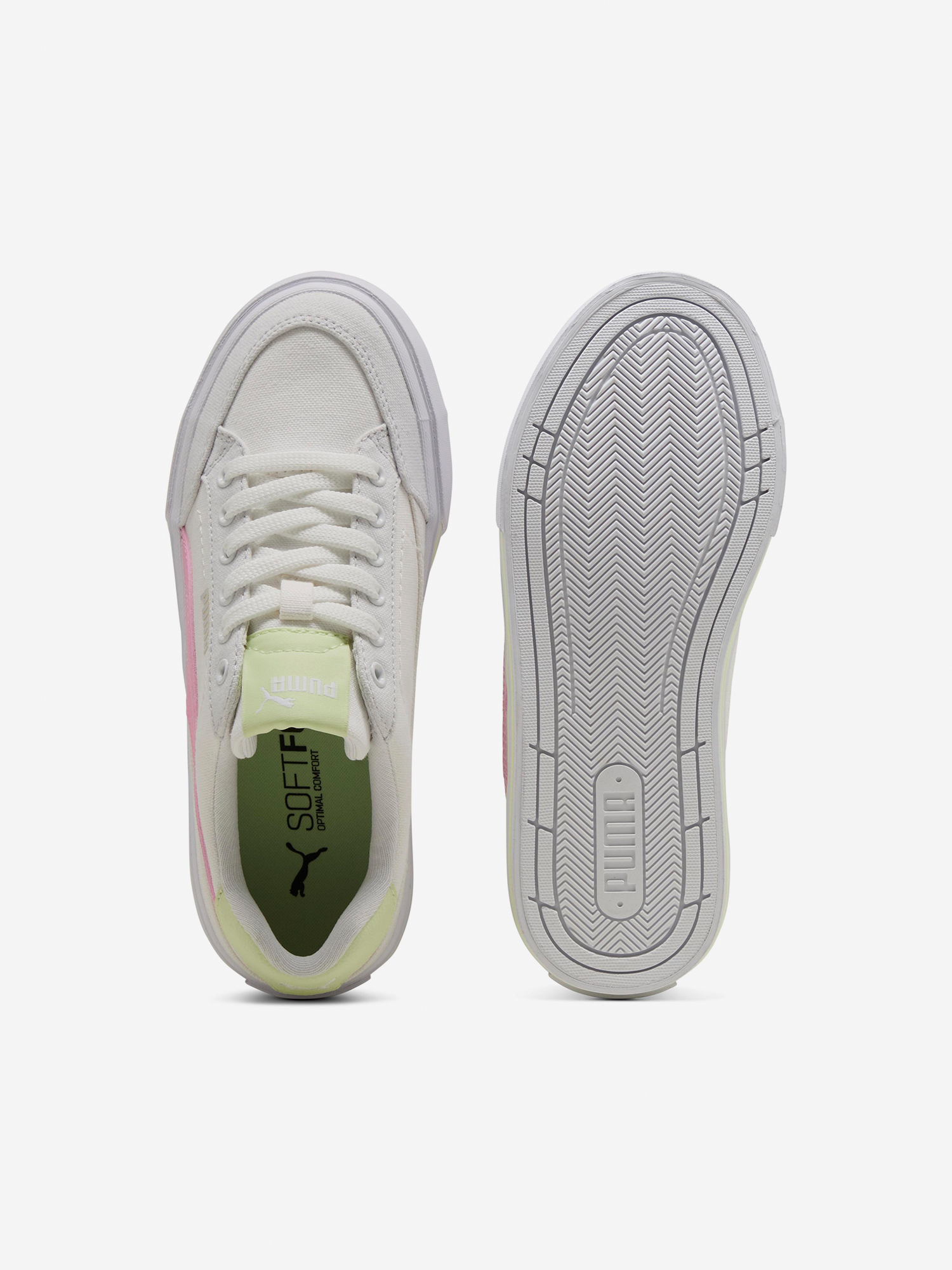 Кеды для девочек PUMA Court Classic Vulc Fs, Белый 5