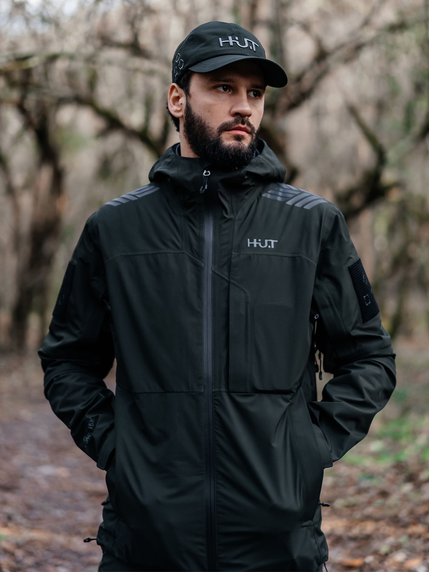 Изображение товара Куртка мембранная H.U.T. KIVACH для охоты темно-зеленая