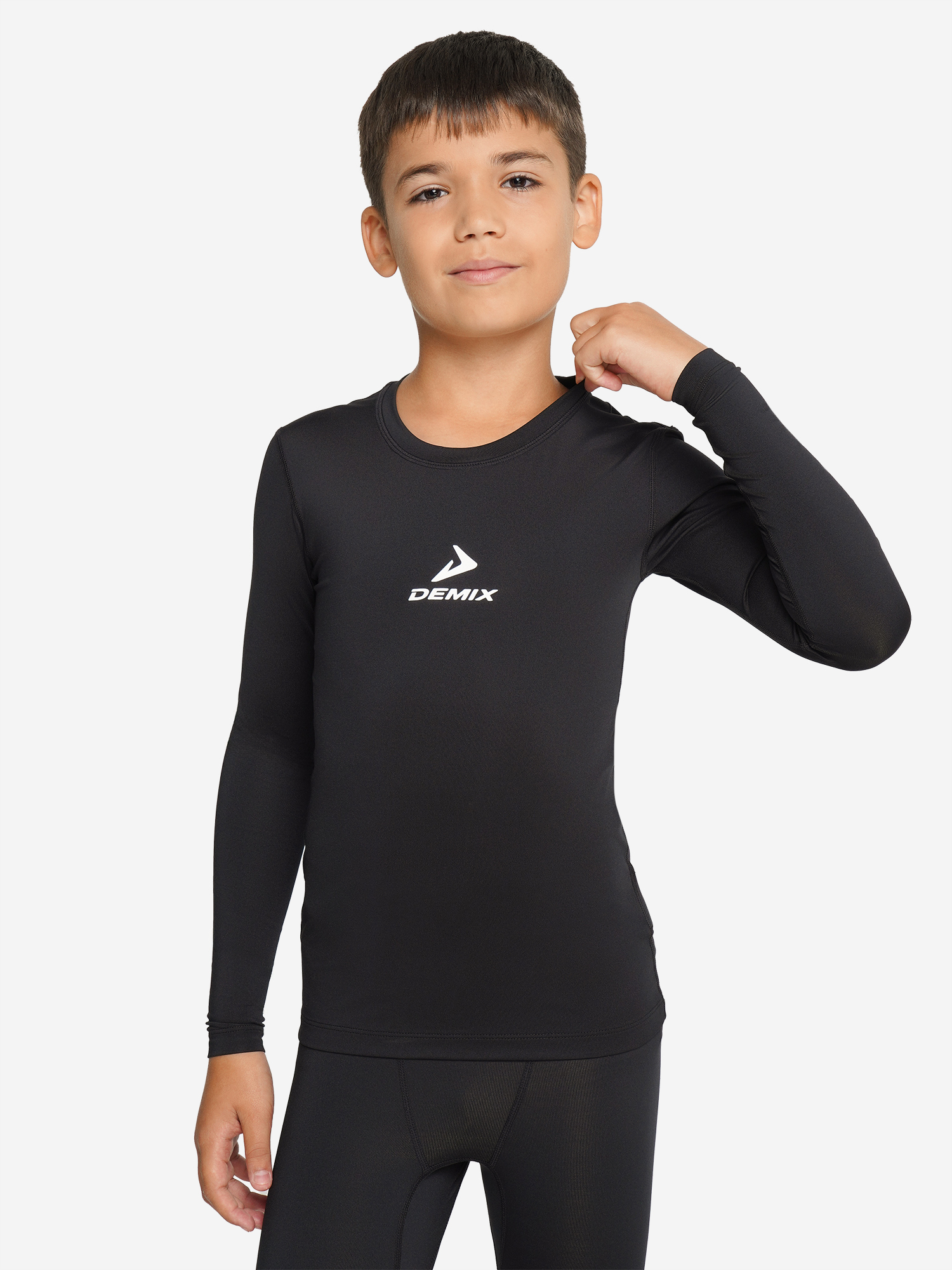 Изображение товара Компрессионный лонгслив для мальчиков Demix футболка с длинным рукавом