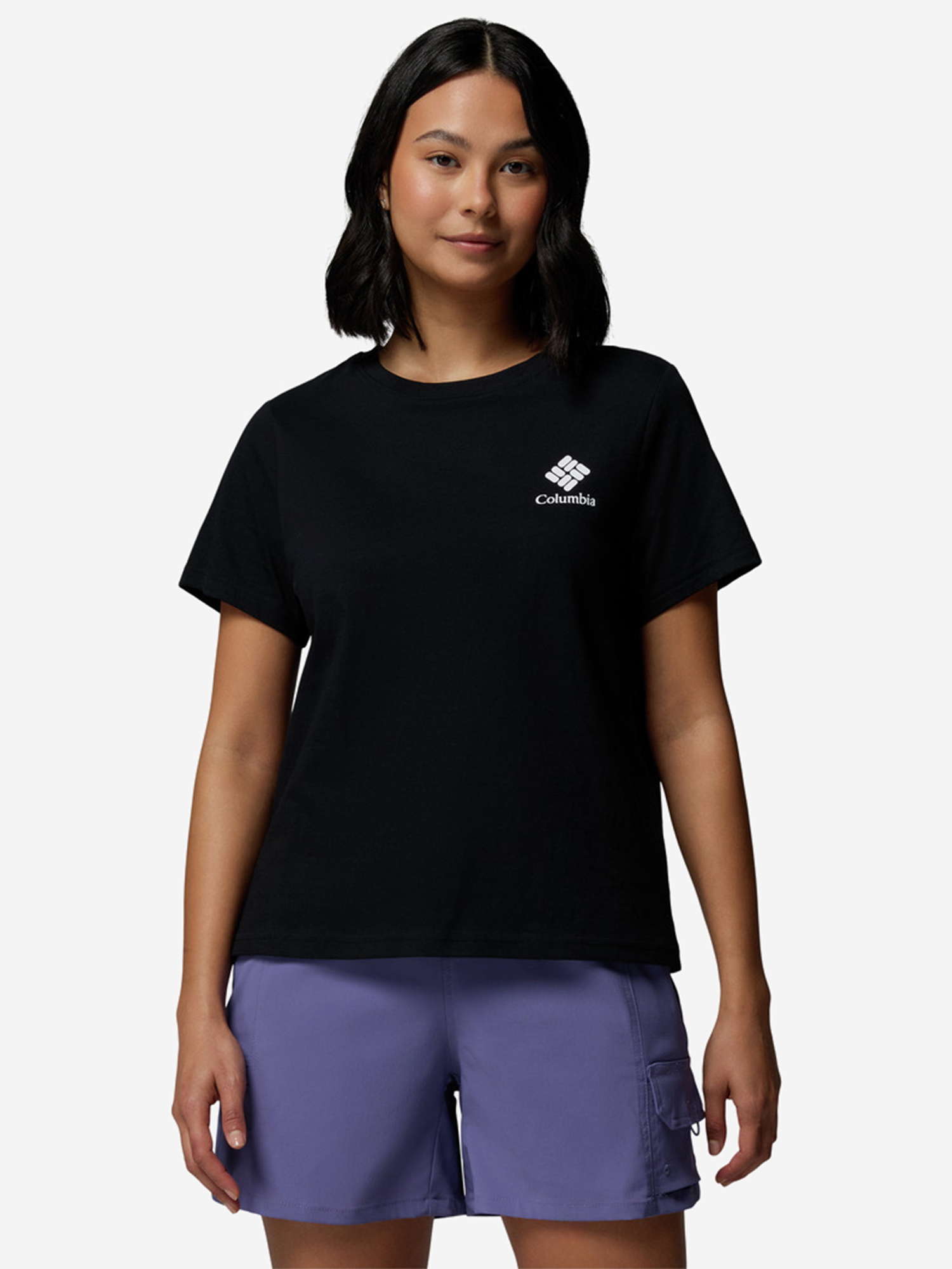Изображение товара Женская футболка Columbia Rolling Bend Graphic SS для активного отдыха