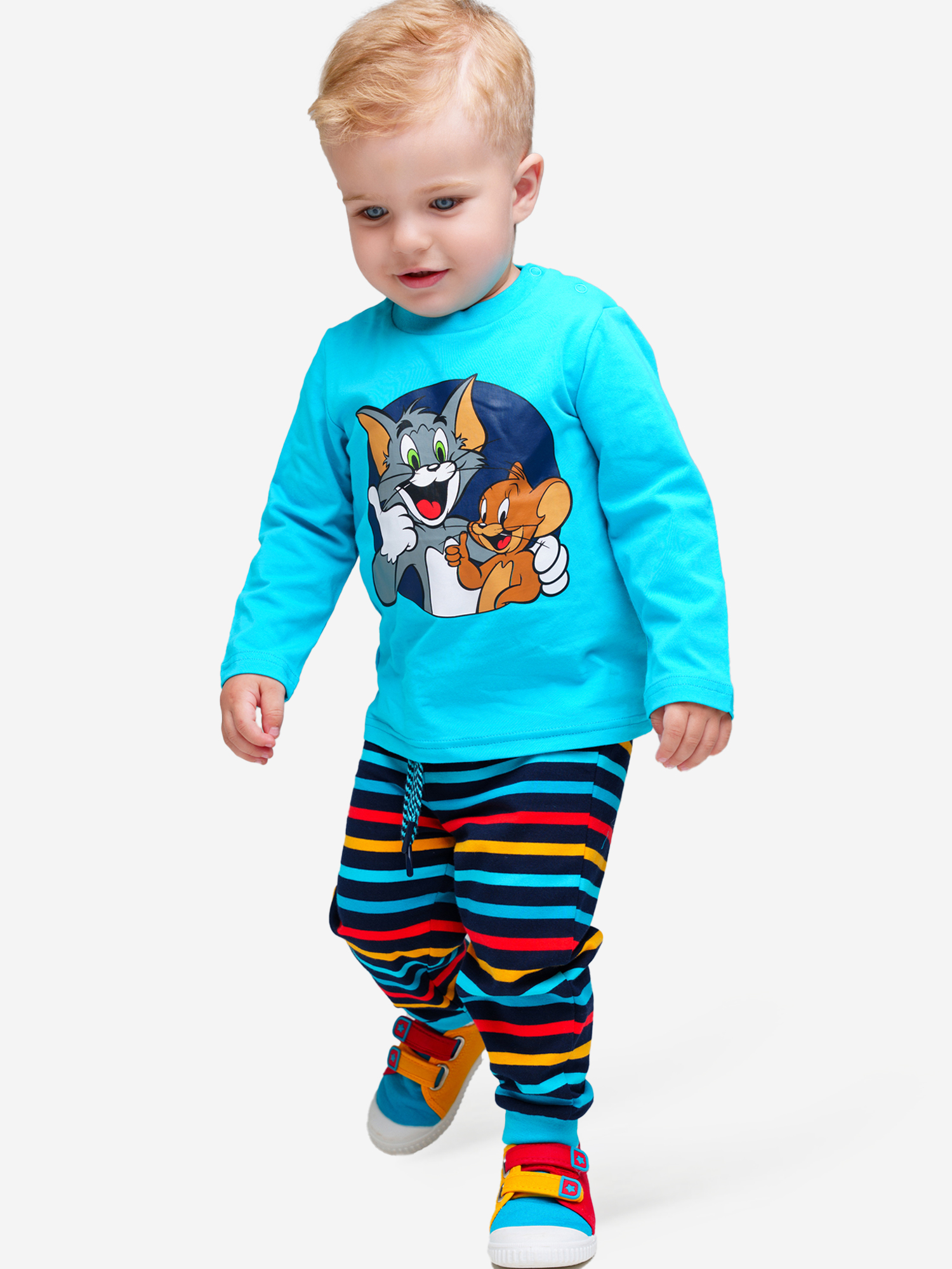 Изображение товара Комплект для мальчика: лонгслив, брюки PlayToday