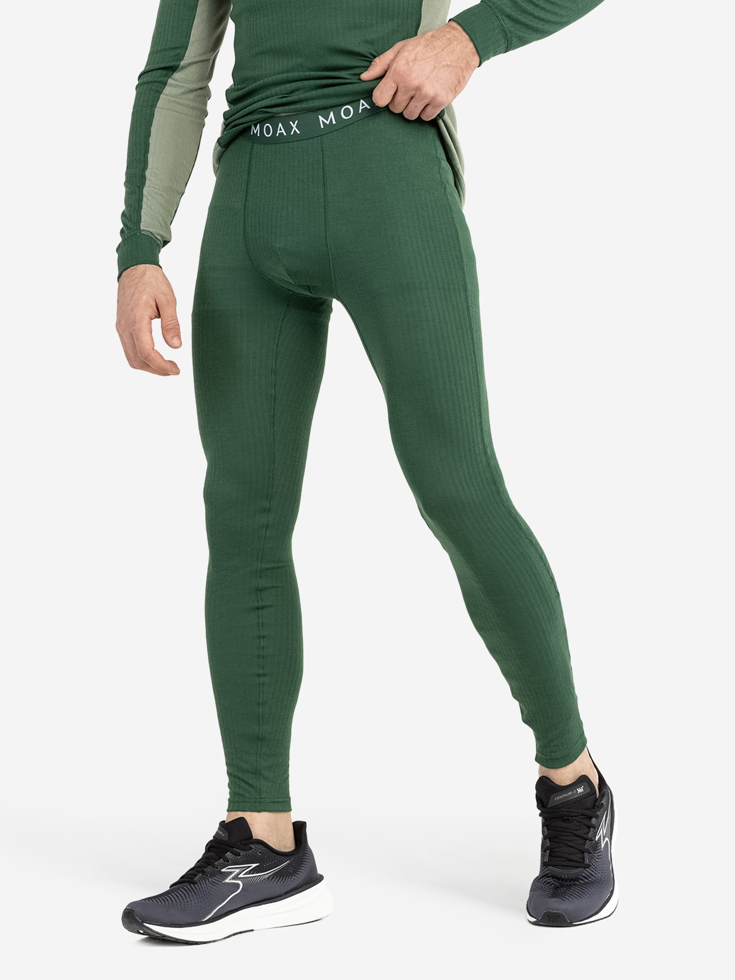 

Термобелье низ мужское Moaxsport Race, Зеленый