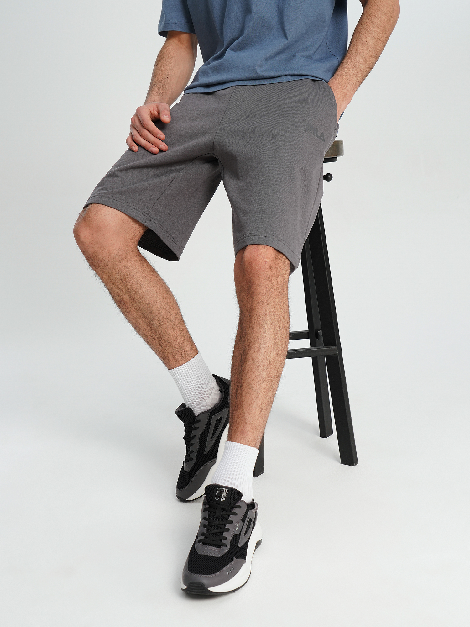Шорты мужские FILA, серый, арт. 125583FLA-93