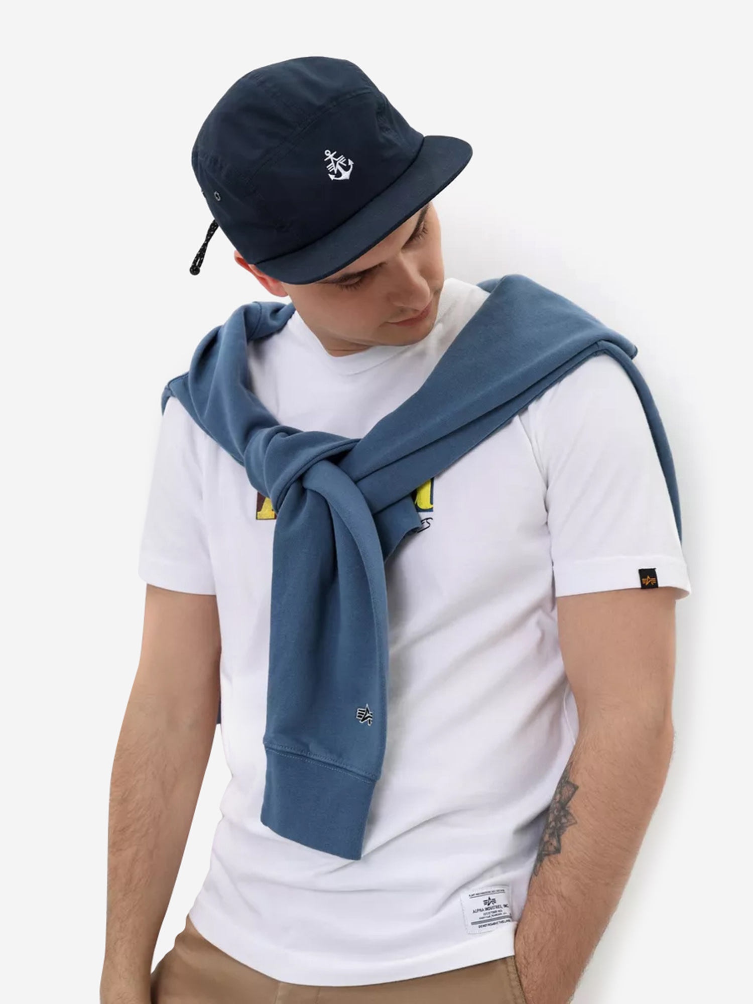 

Бейсболка Camper Hat Alpha Industries, Синий