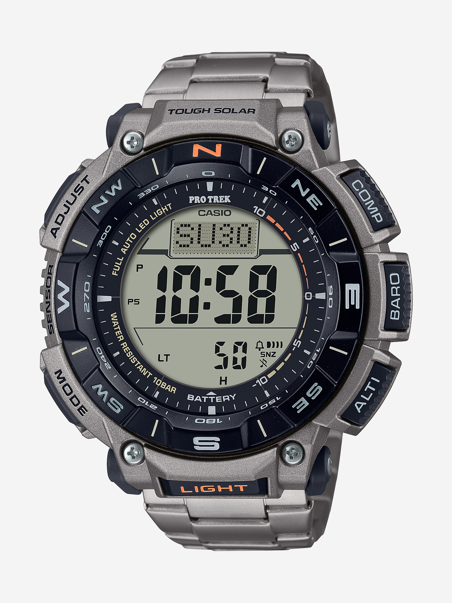 

Наручные часы Casio ProTrek PRG-340T-7E, Серебряный