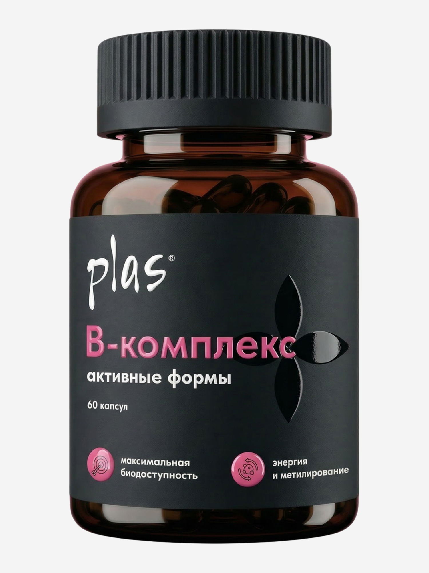 Изображение товара PLAS Витамины группы B активная форма , 60 капсул Изображение товара PLAS Витамины группы B активная форма , 60 капсул