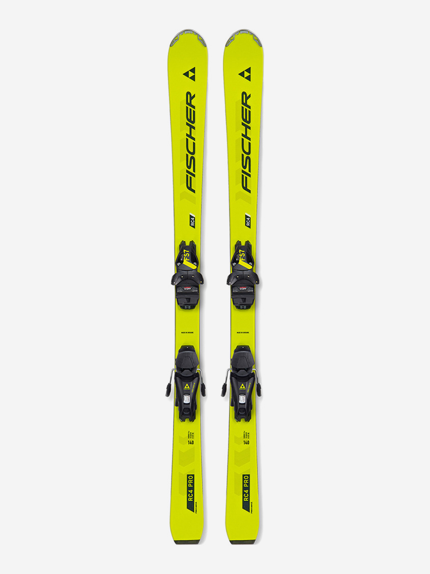 

Горные лыжи с креплениями Fischer RC4 PRO JRS + FS7 CA JRS 23/24, Желтый