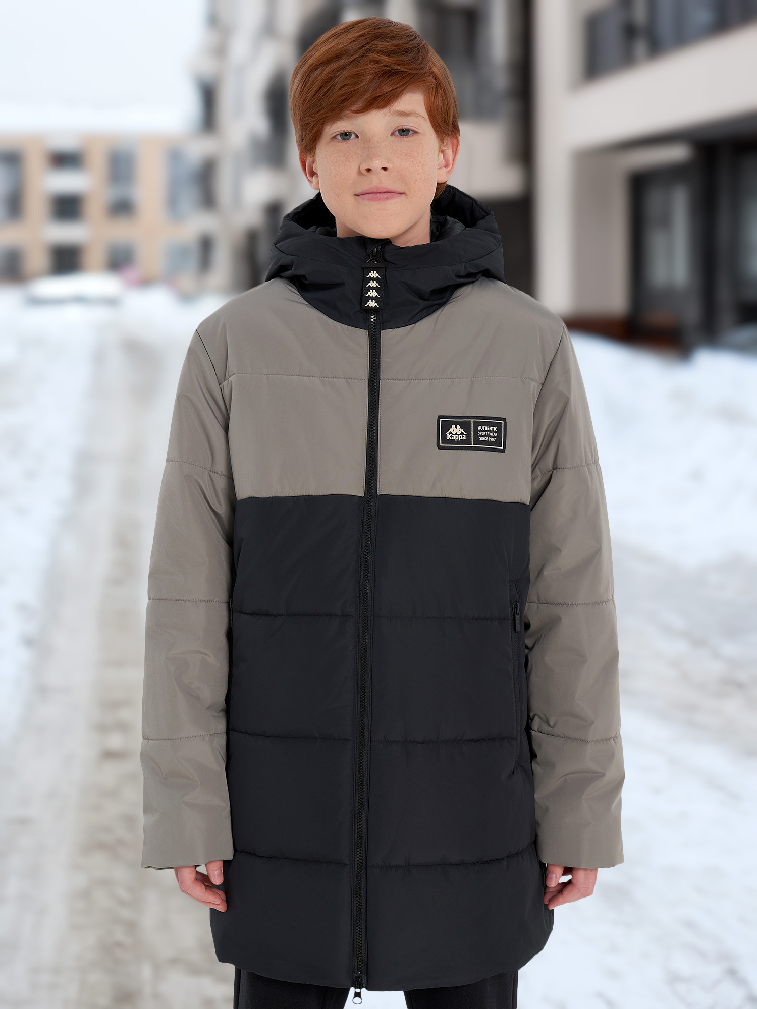 

Куртка утепленная для мальчиков Kappa, Серый