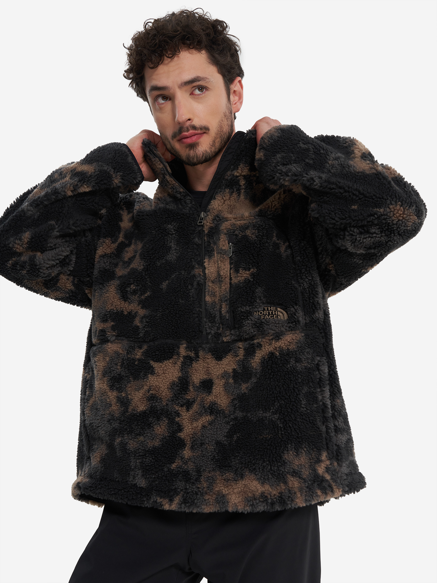 

Толстовка мужская оверсайз The North Face Extreme Pile 2, Черный