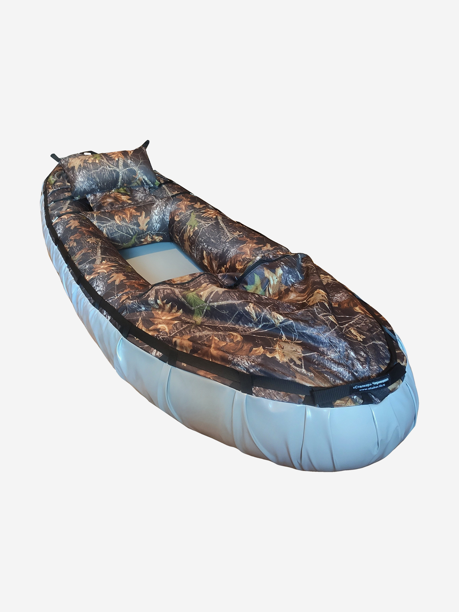 Изображение товара Байдарка Налим-150, баллоны ПУ, цвет камуфляж, Коричневый