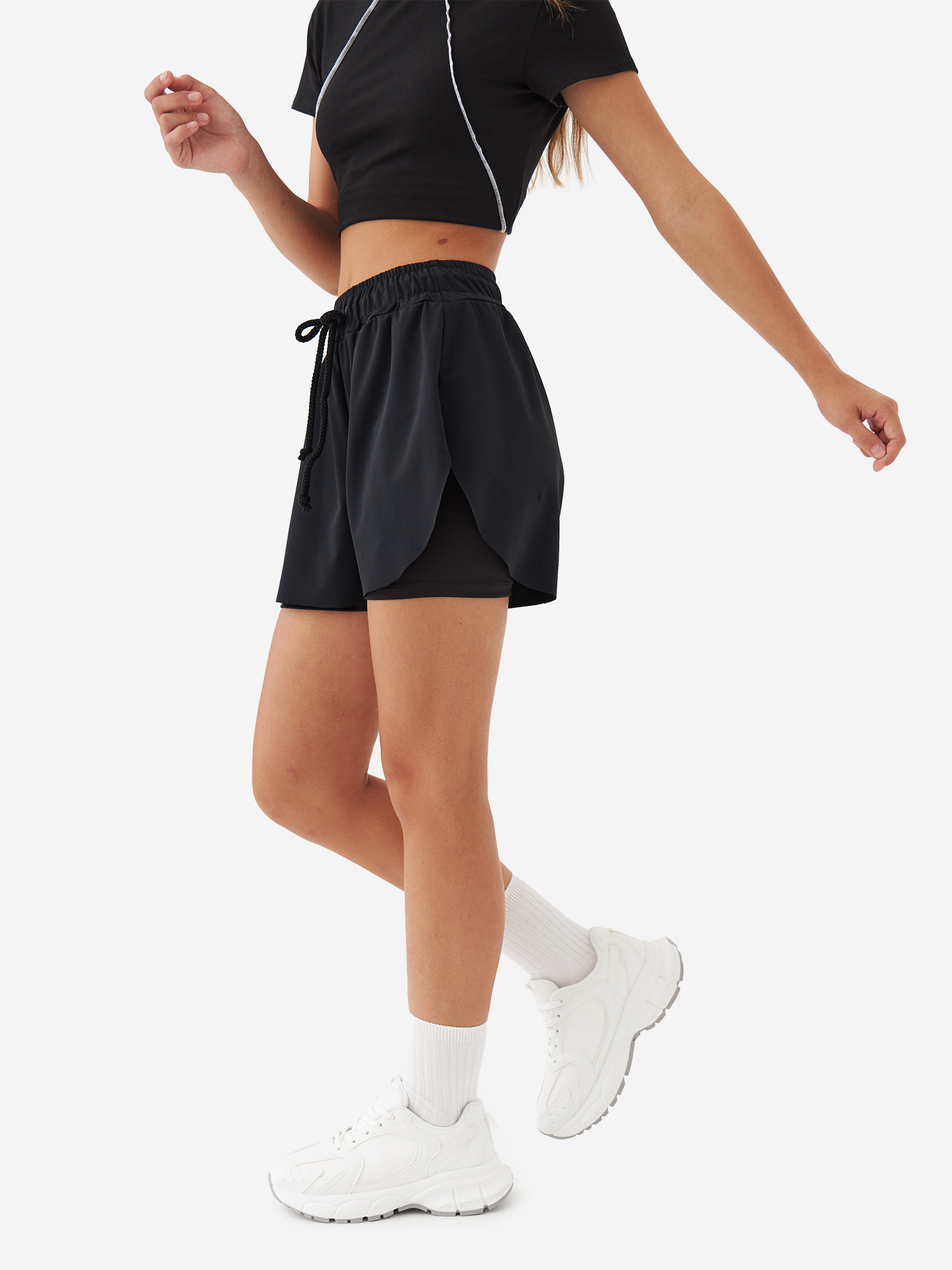 

Шорты для девочек EUPHORIA Twin Set, Черный