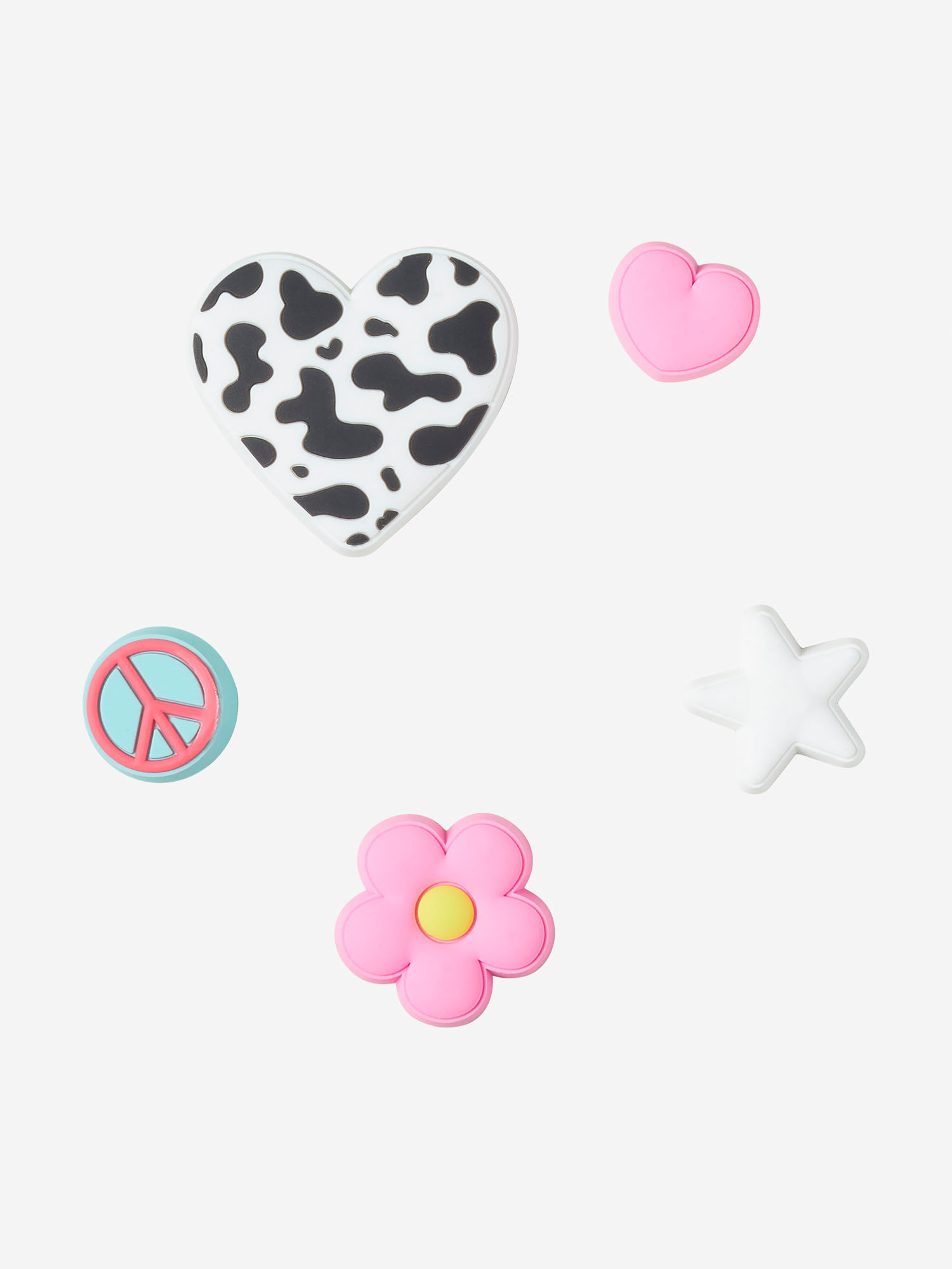 Изображение товара Украшение для обуви детское Crocs Girly Icon 5 штук оригинальный аксессуар