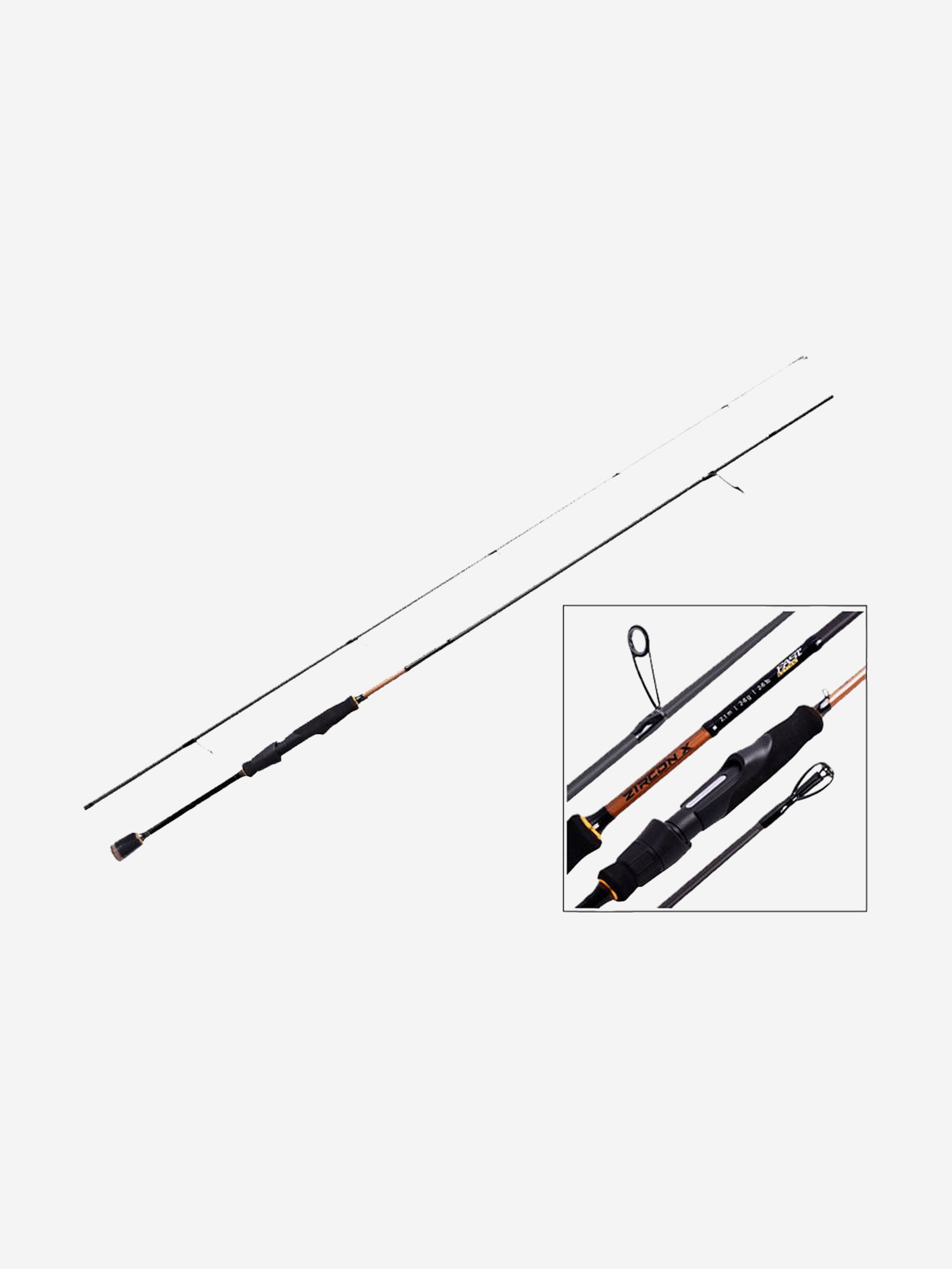 

Спиннинг Maximus ZIRCON-X 27ML 2,7m 5-25g, Черный