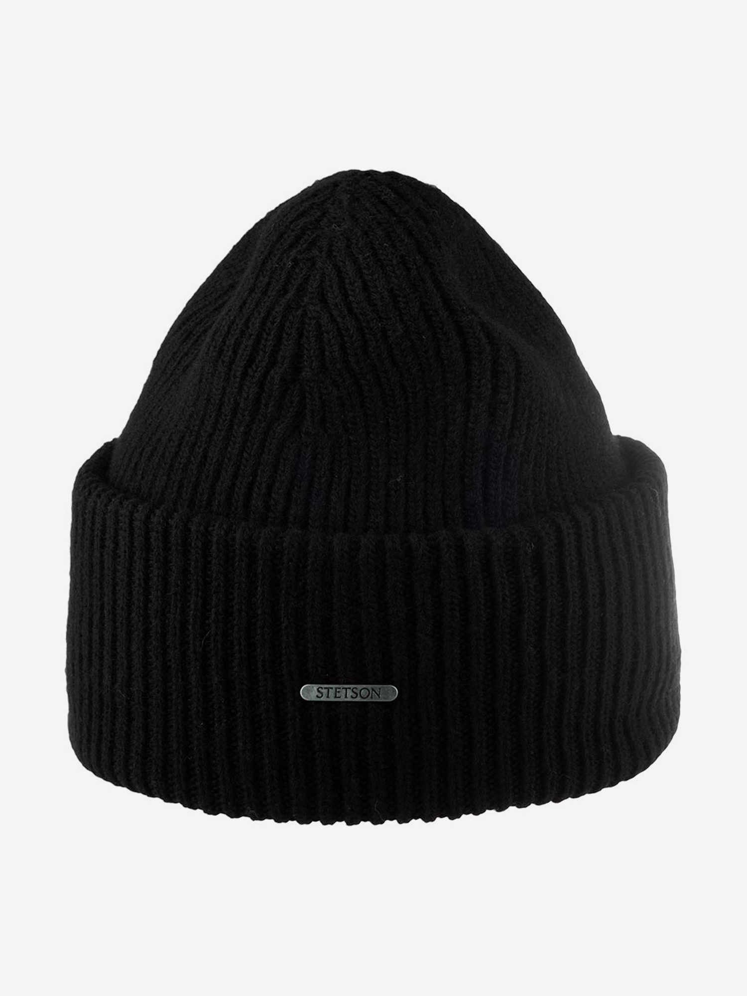 Шапка с отворотом STETSON 8599382 BEANIE WOOL (черный), Черный 02-750XDOXS9Z-09, размер Без размера - фото 3