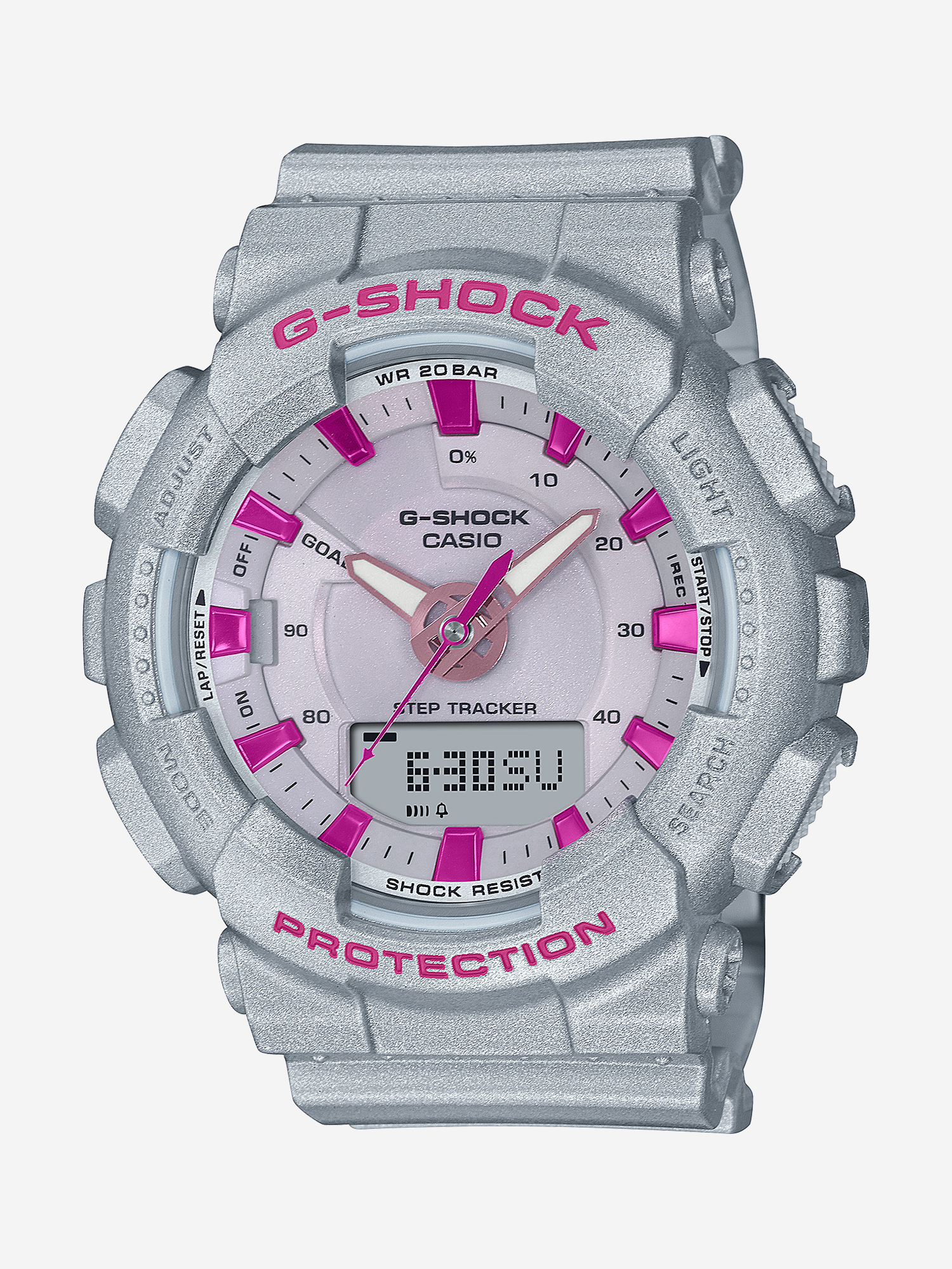Изображение товара Спортивные часы Casio G-SHOCK GMA-S130NP-8A с функциями будильника, календаря и секундомера